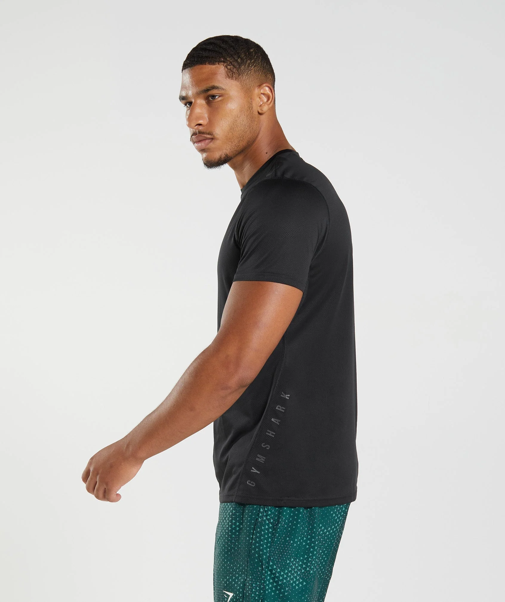 Gymshark Sport T-Shirt - Black/Black Marl - Image 3