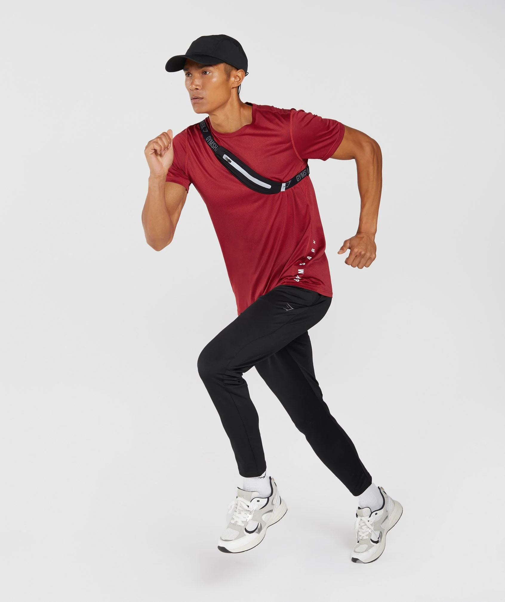 Gymshark Sport T-Shirt - Salsa Red/Black Marl - Image 4