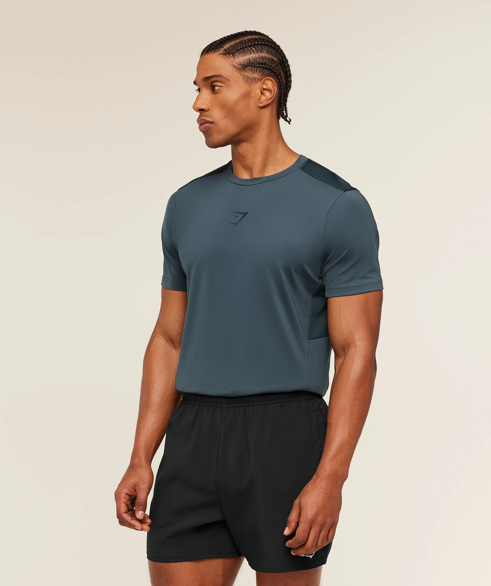 Gymshark Sport T-Shirt - Stealth Blue/Deep Petrol Blue - Image 3
