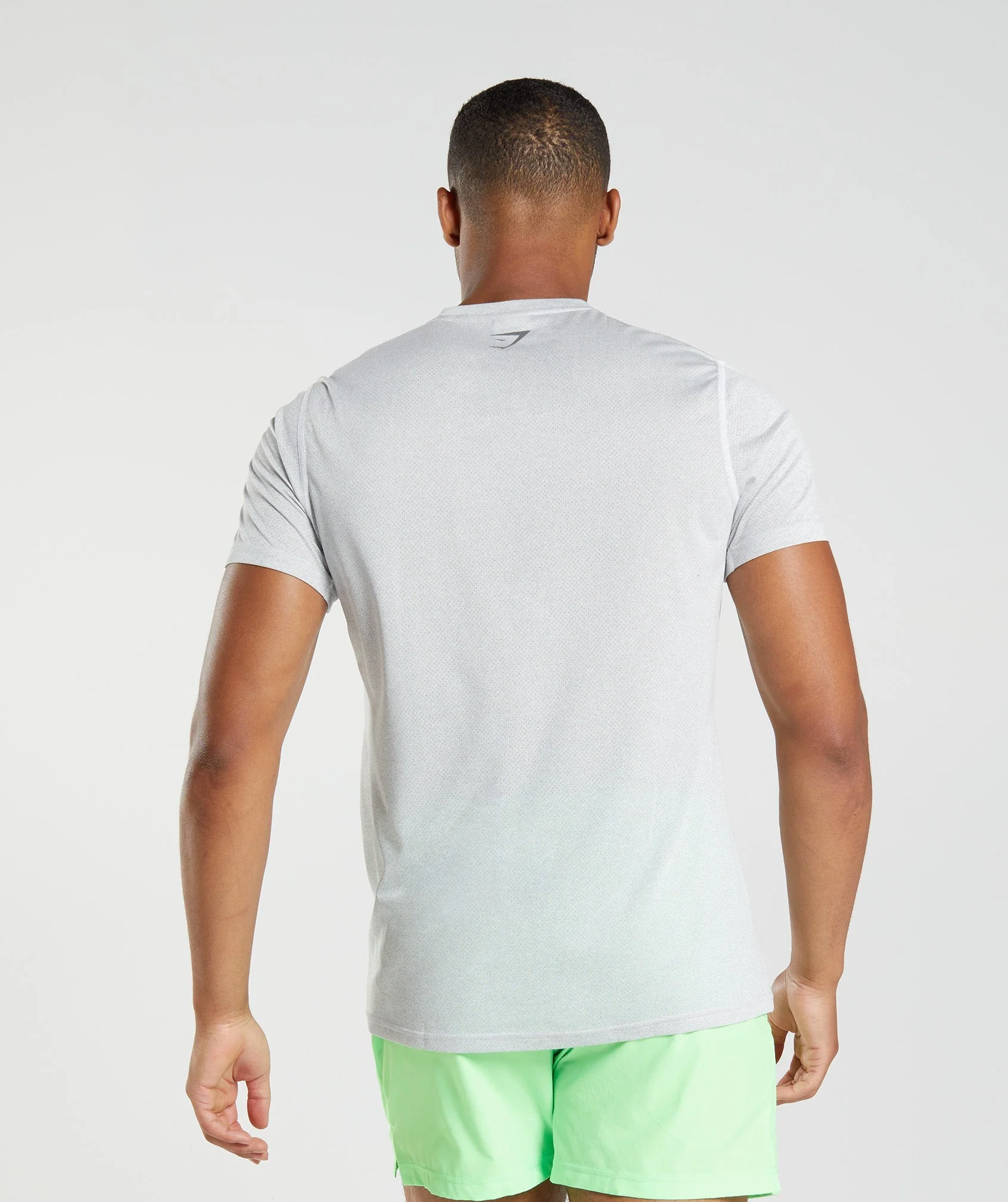 Gymshark Sport T-Shirt - White/Smokey Grey Marl - Image 2