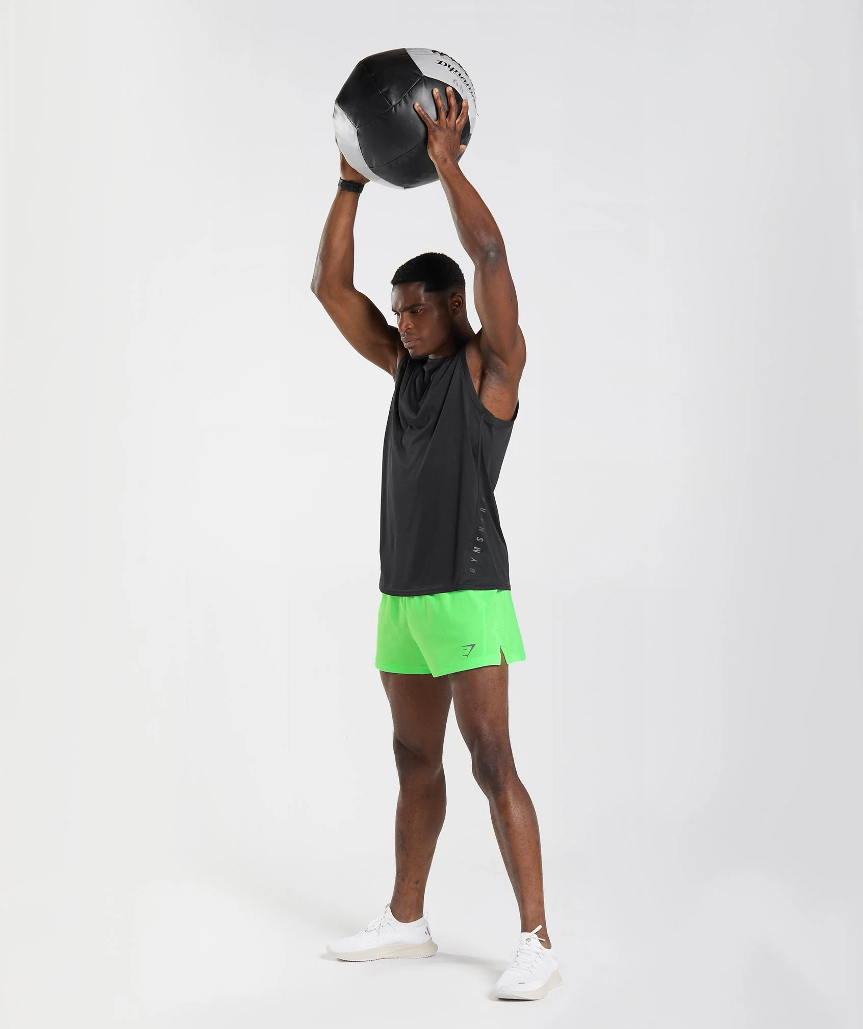 Gymshark Sport Tank - Black/Black Marl - Image 4