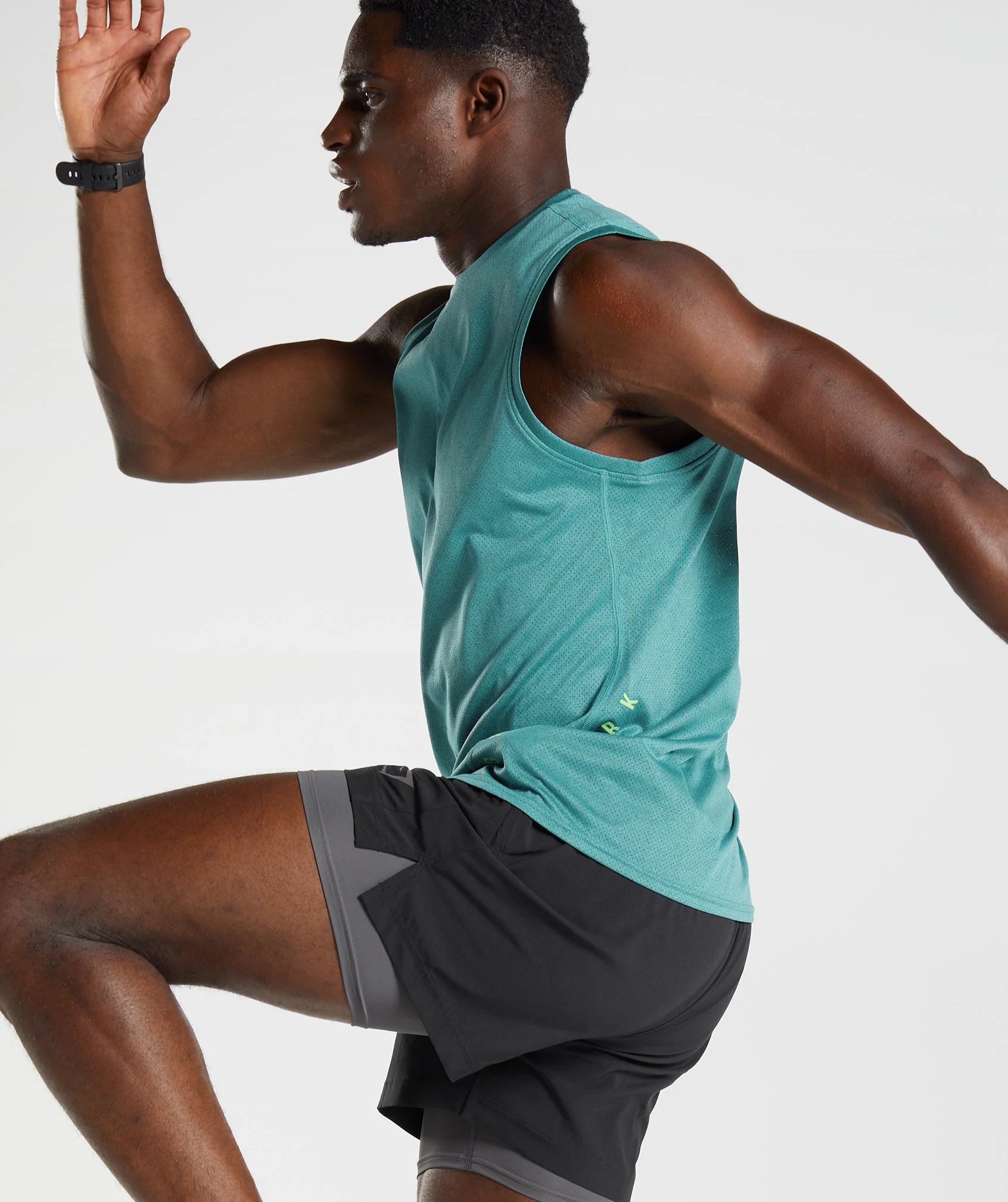 Gymshark Sport Tank - Slate Blue/Black Marl - Image 3
