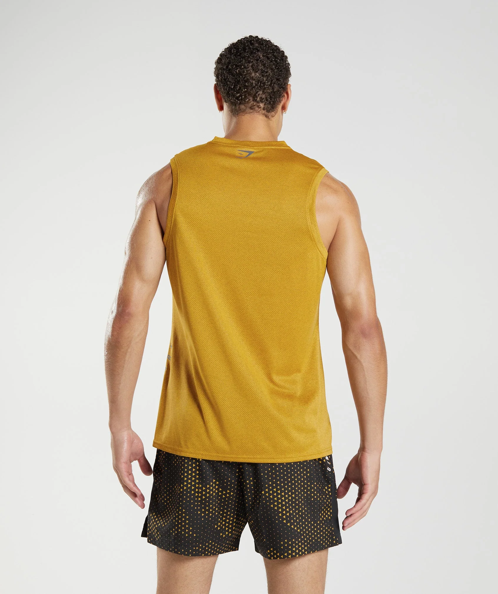 Gymshark Sport Tank - Turmeric Yellow/Black Marl - Image 2