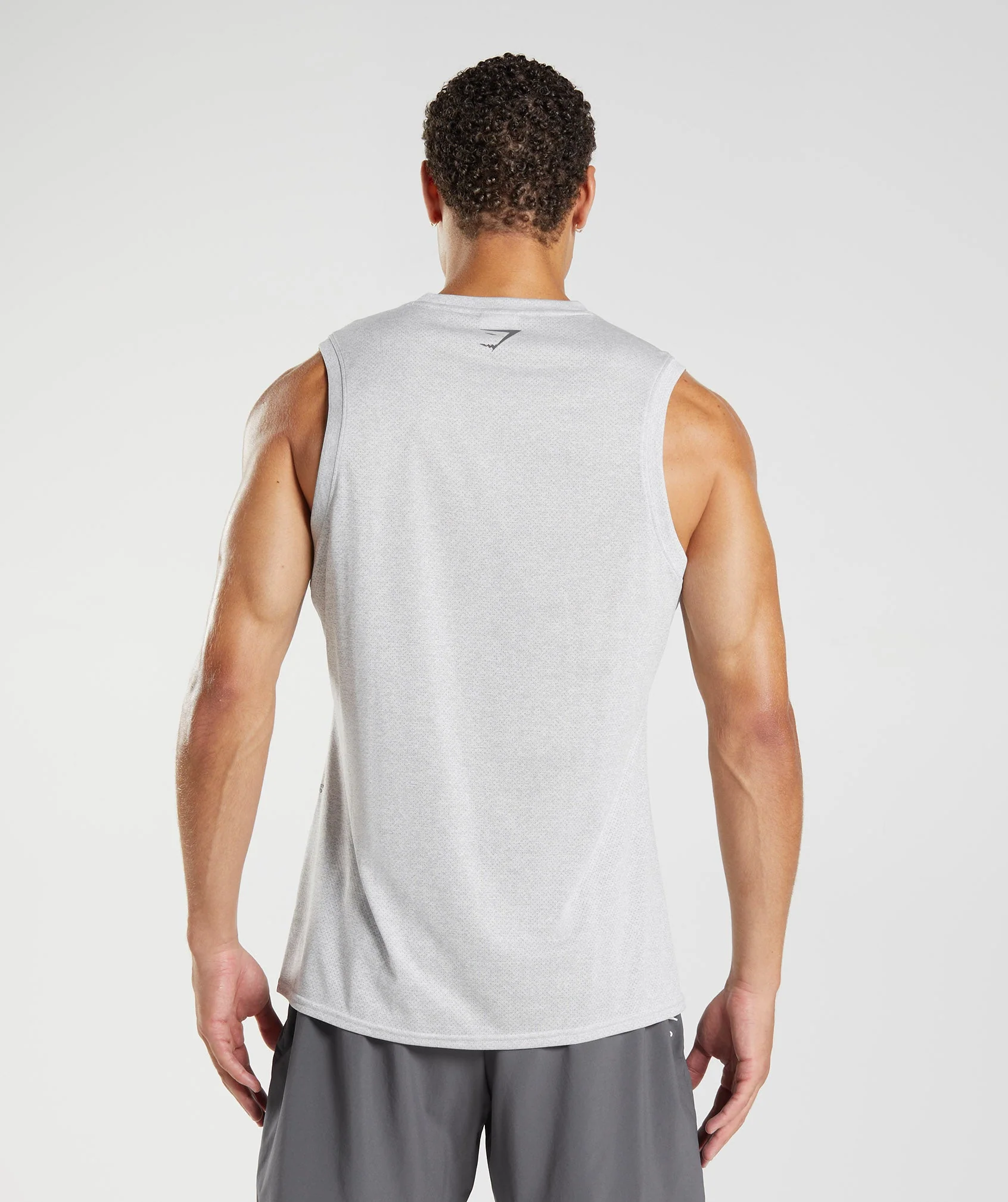 Gymshark Sport Tank - White/Smokey Grey Marl - Image 2