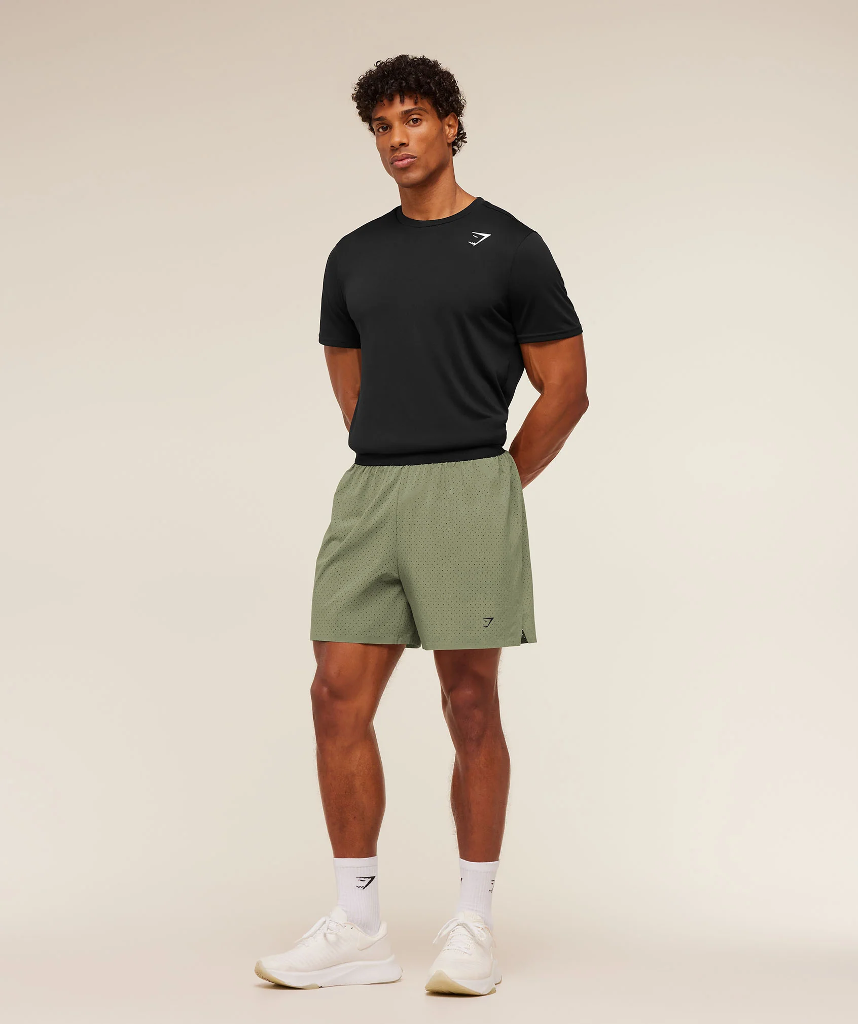 Gymshark Sport Zero 5" Shorts - Grounded Green - Image 4
