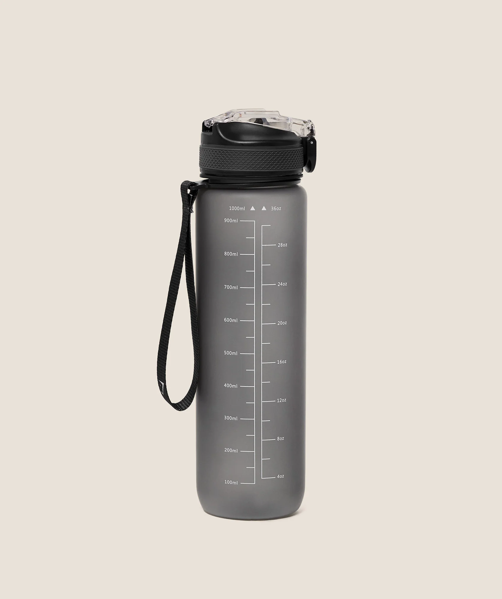 Gymshark Sports Bottle With Straw - GS Black - Image 2