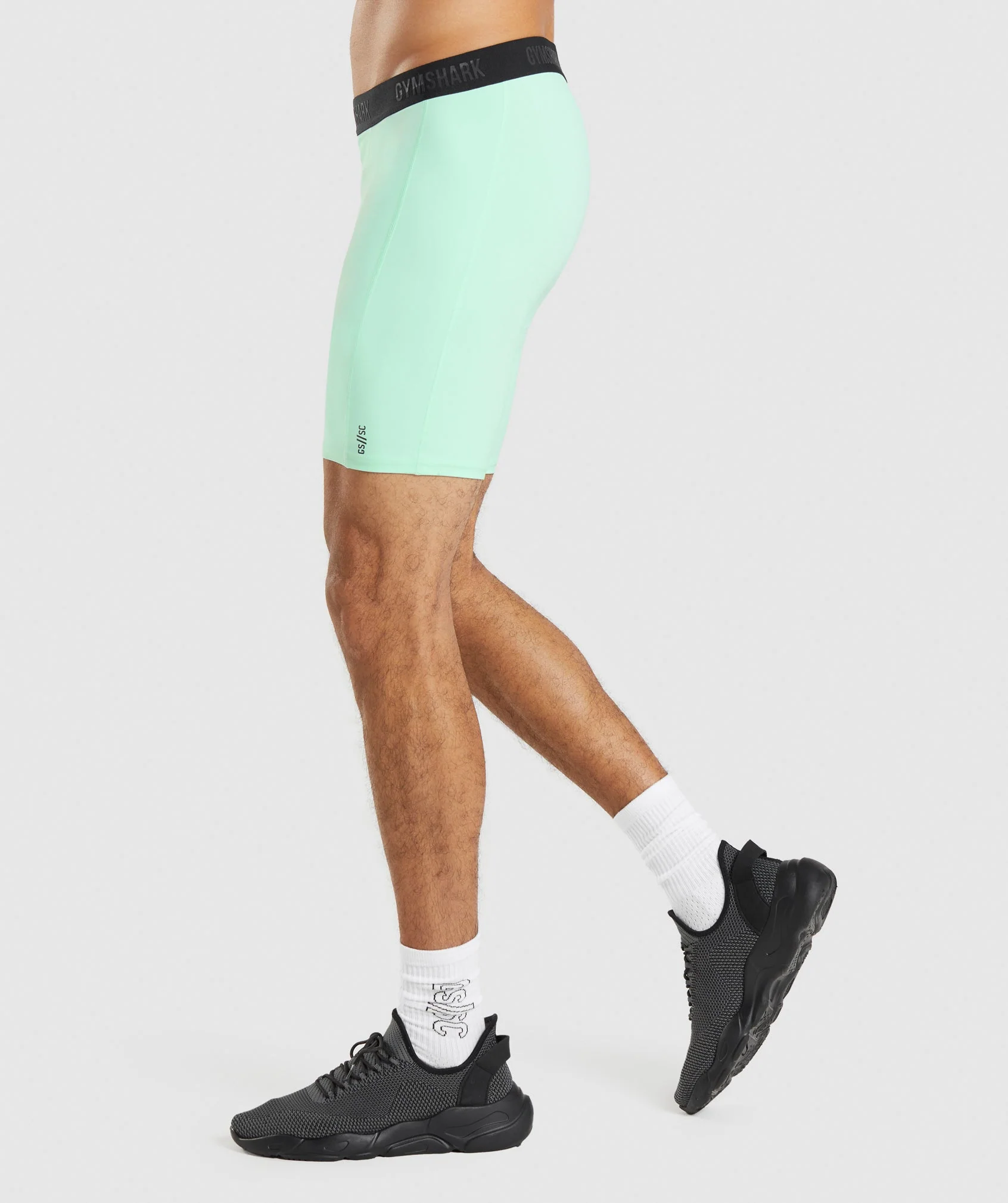 Gymshark //Steve Cook Baselayer Shorts - Turbo Blue - Image 4