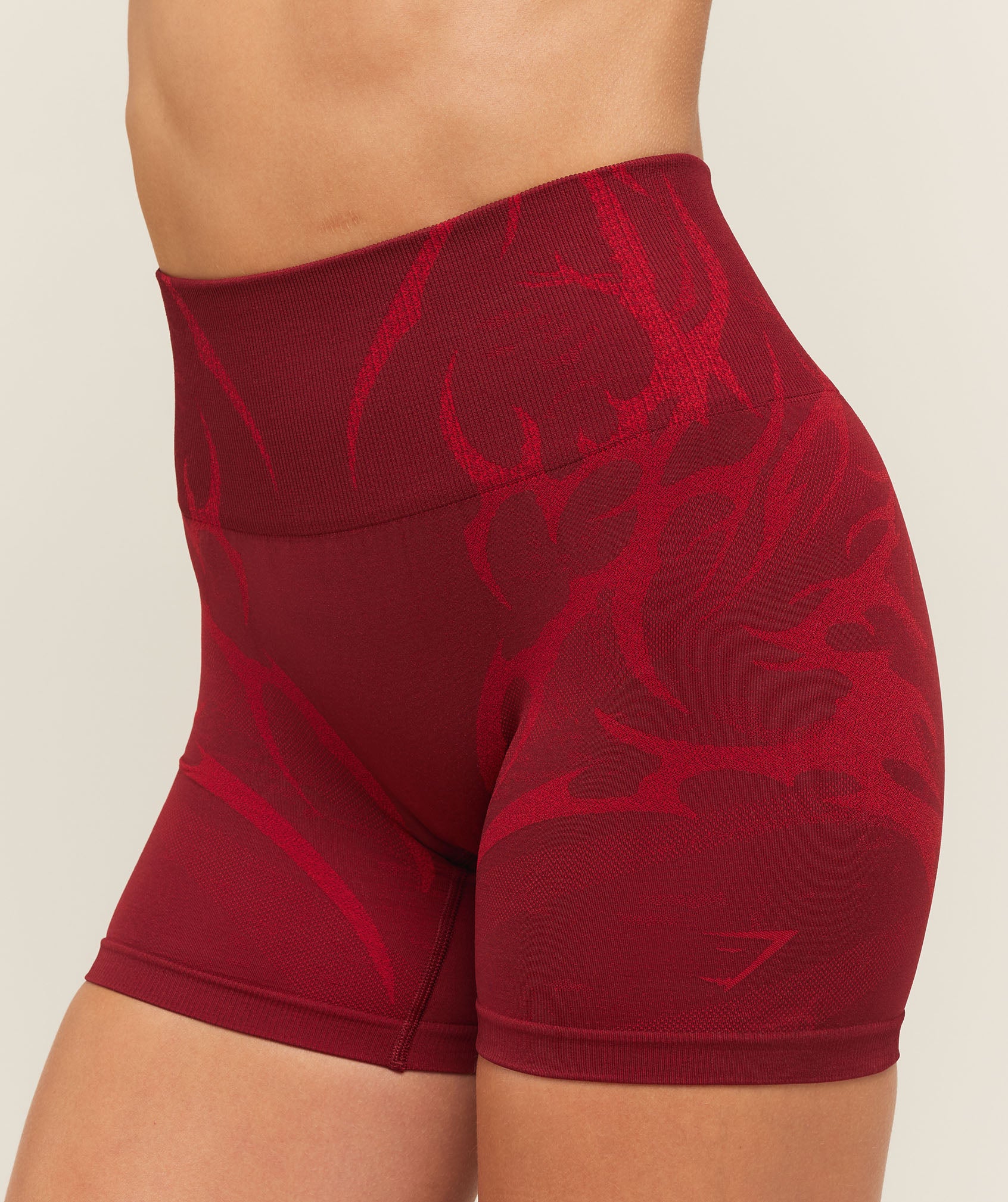 Gymshark Storm Seamless Shorts - Sets Red/Carmine Red - Image 6