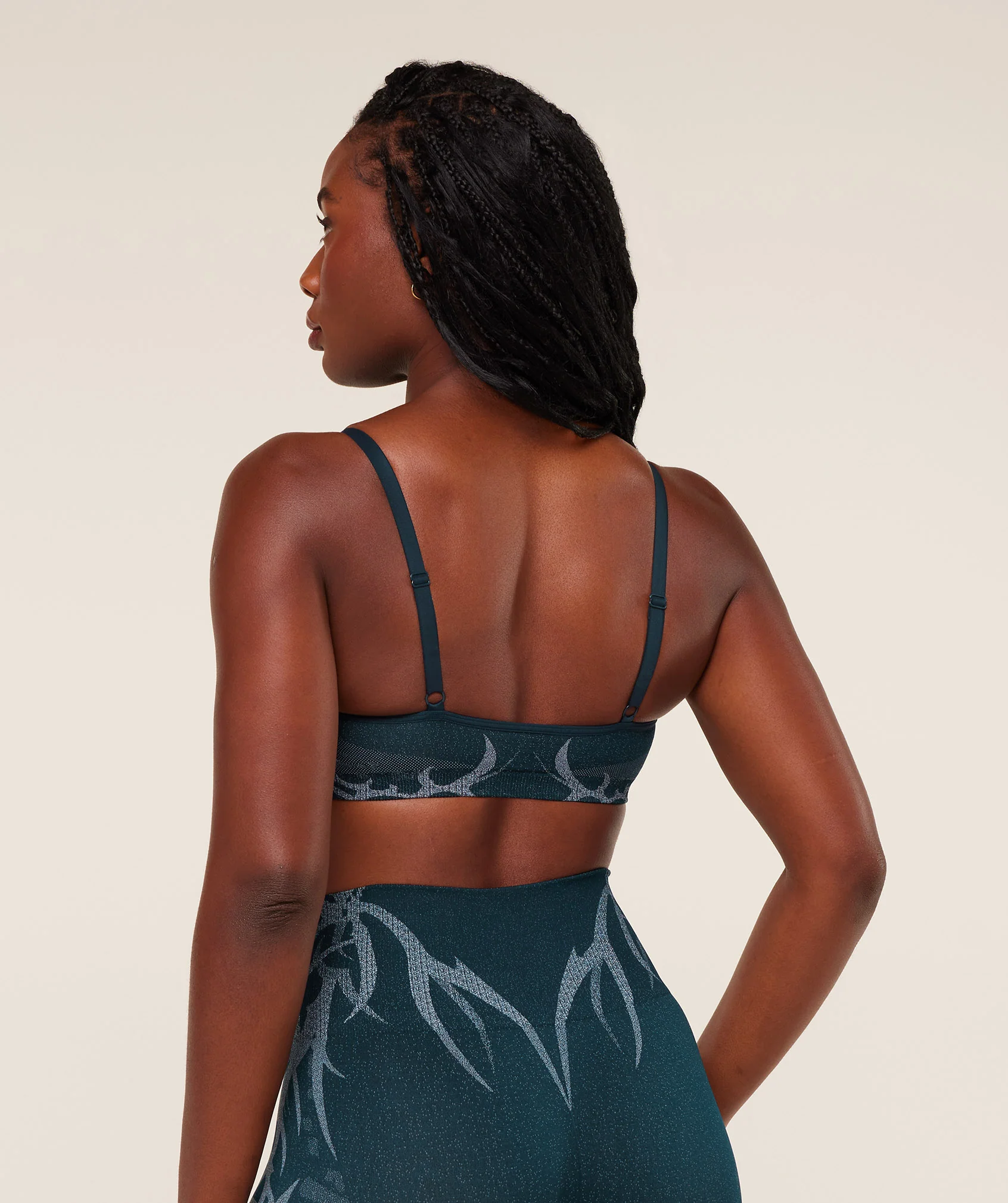 Gymshark Storm Seamless Sports Bra - Deep Petrol Blue/Smoke Blue - Image 2