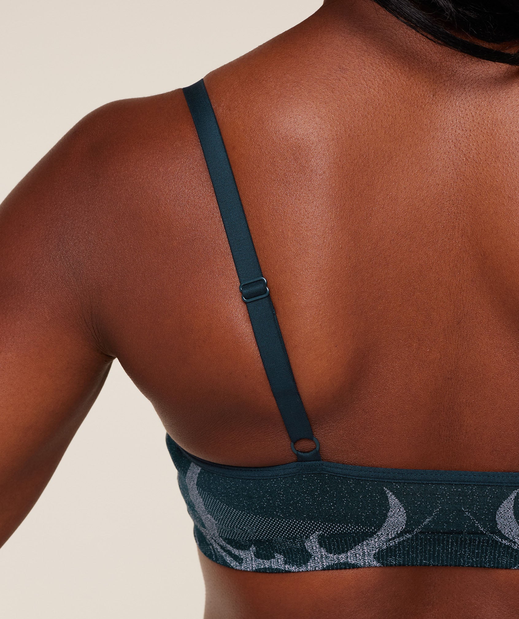 Gymshark Storm Seamless Sports Bra - Deep Petrol Blue/Smoke Blue - Image 7