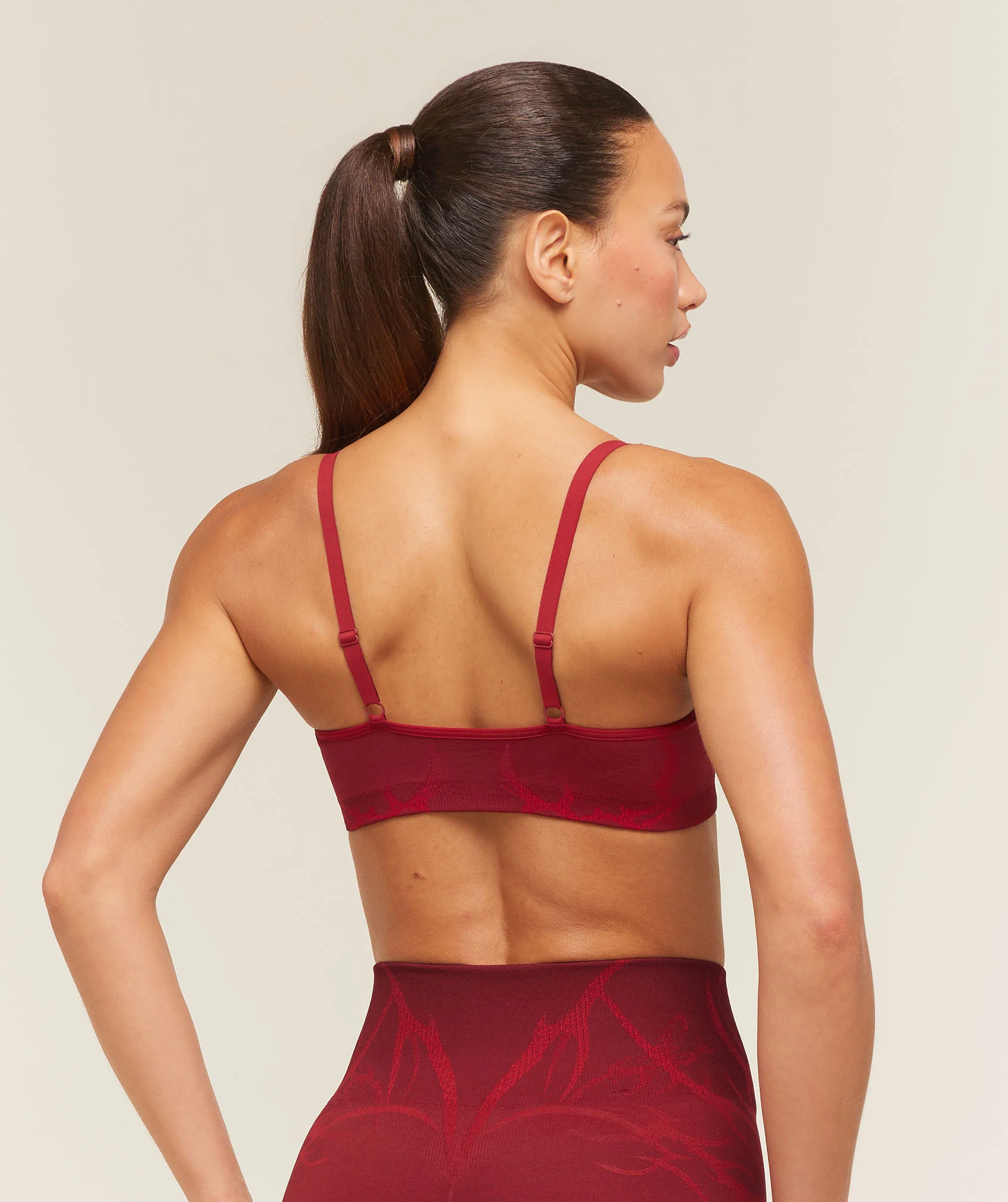 Gymshark Storm Seamless Sports Bra - Sets Red/Carmine Red - Image 2