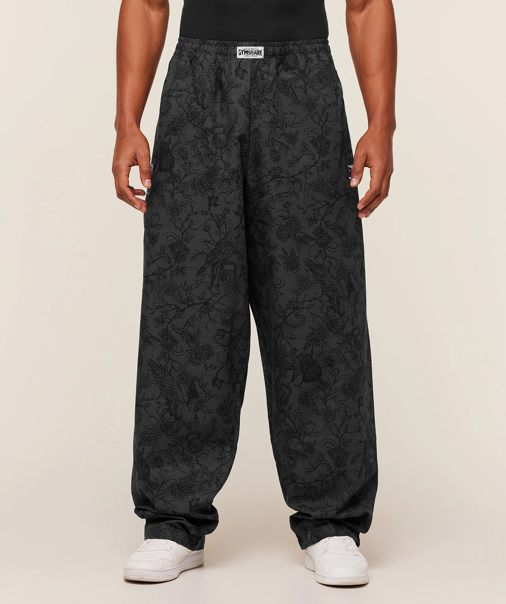 Gymshark Straight Leg Pumper Pants - Black/Grey - Image 2