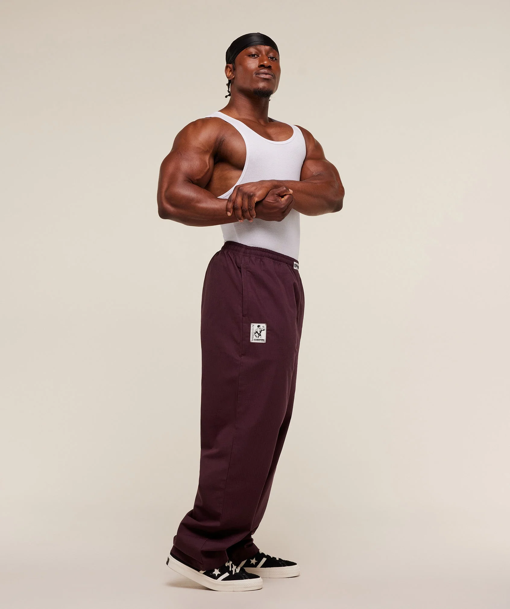 Gymshark Straight Leg Pumper Pants - Cherry Purple - Image 7