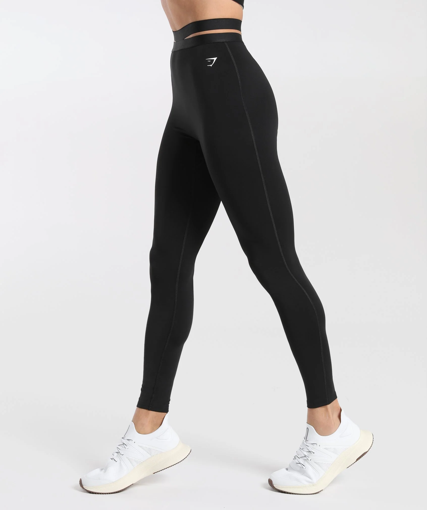Gymshark Strappy Waistband Leggings - Black - Image 3