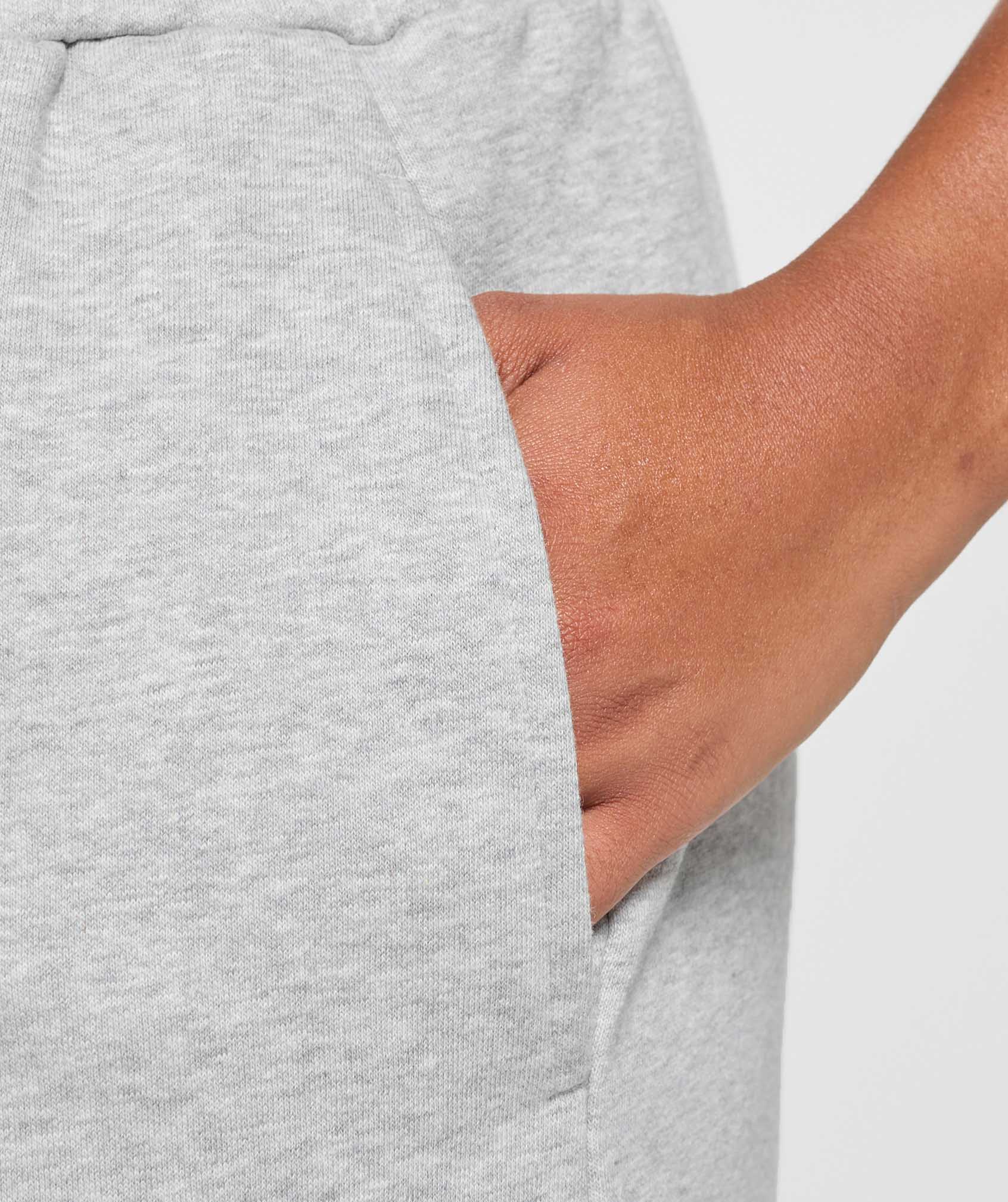 Gymshark Strength Department Graphic Joggers - Light Grey Core Marl - Image 5