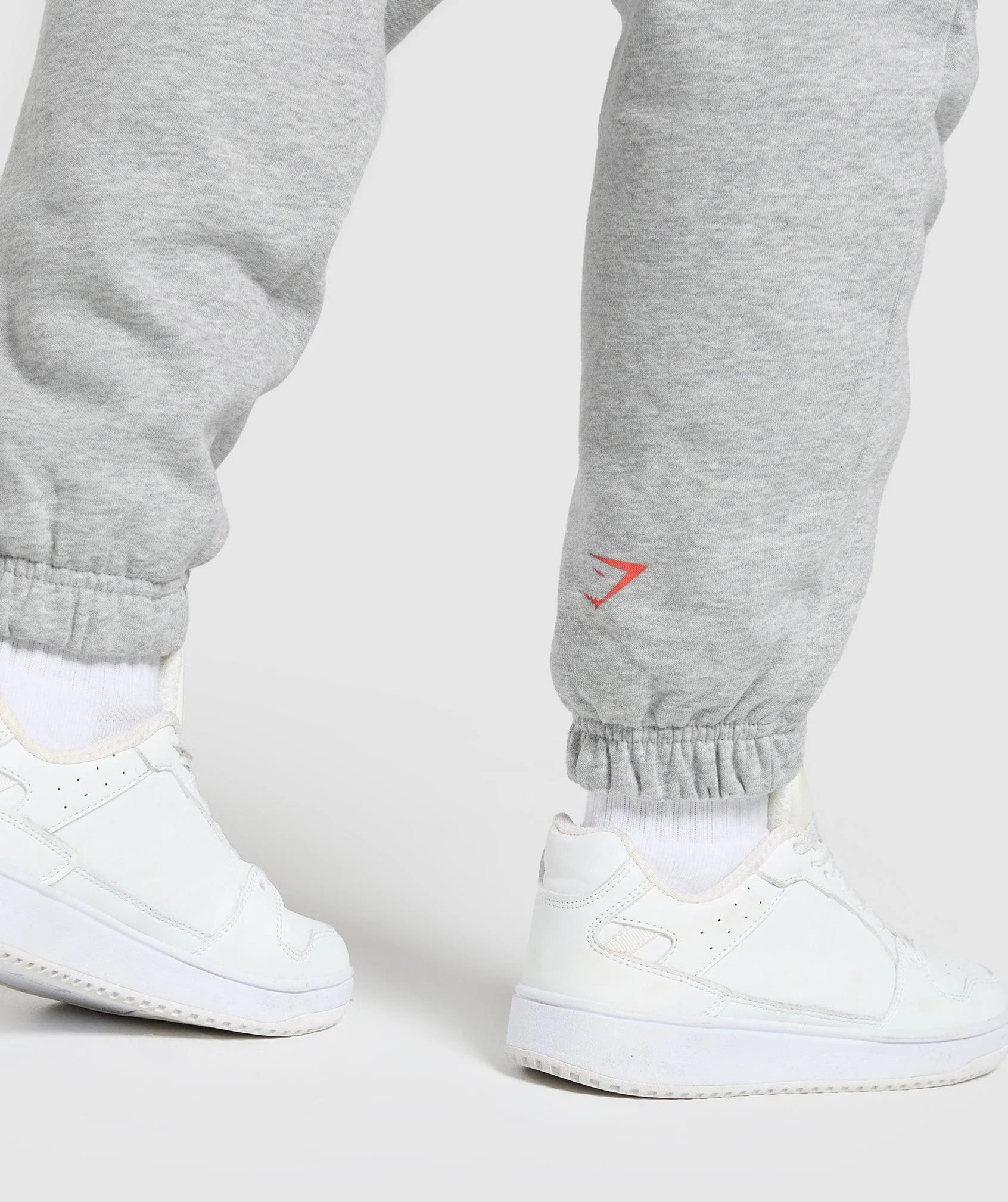 Gymshark Strength Department Graphic Joggers - Light Grey Core Marl - Image 7