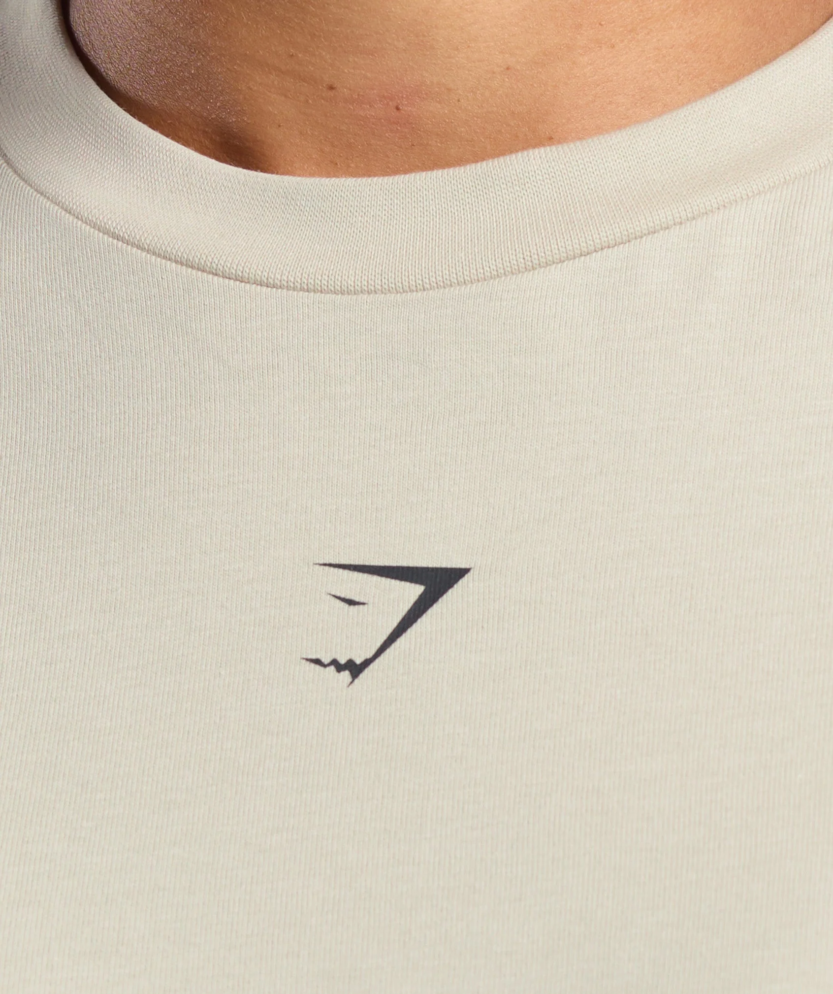 Gymshark Strength Department Graphic LS Top - Pebble Grey - Image 6
