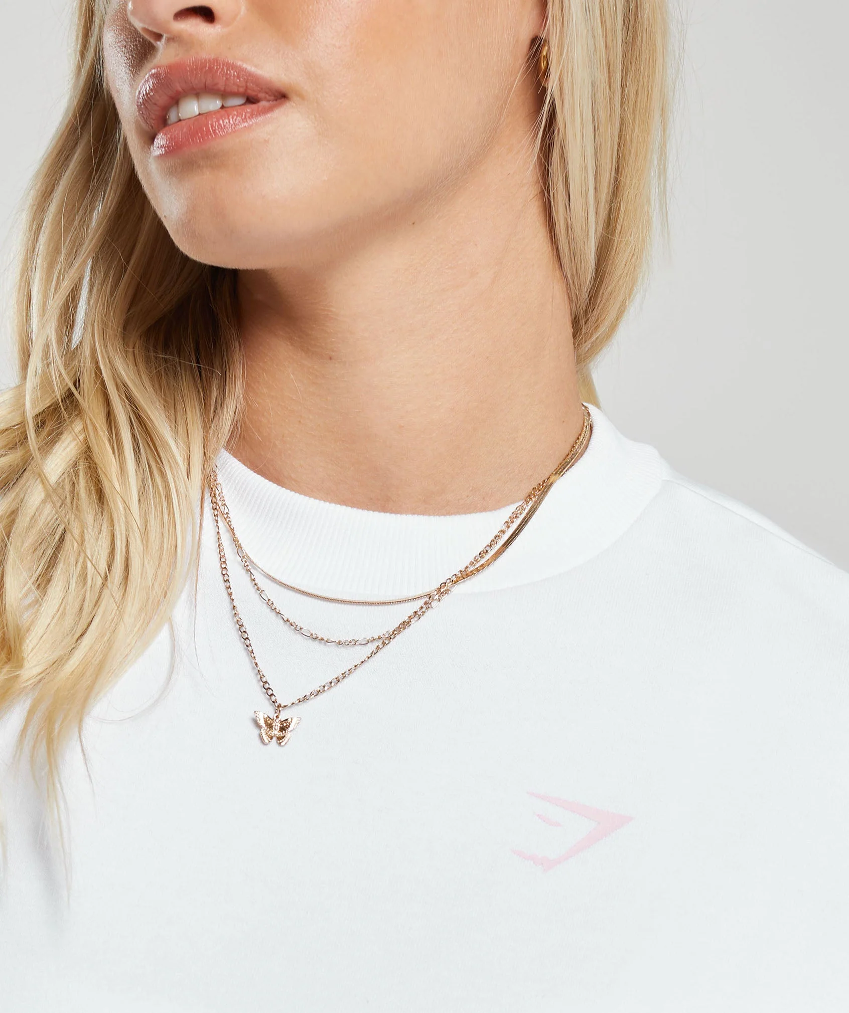 Gymshark Strength Department Graphic Oversized Sweatshirt - White - Image 5