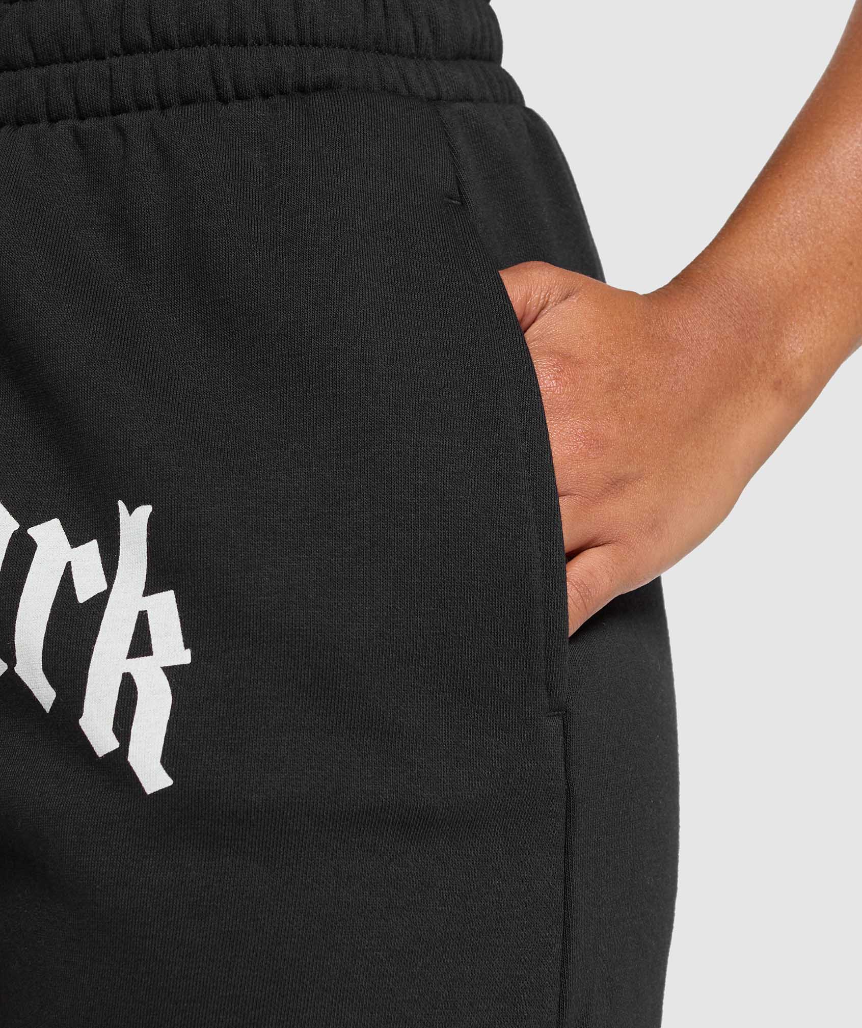 Gymshark Strength Department Graphic Shortss - Black - Image 5