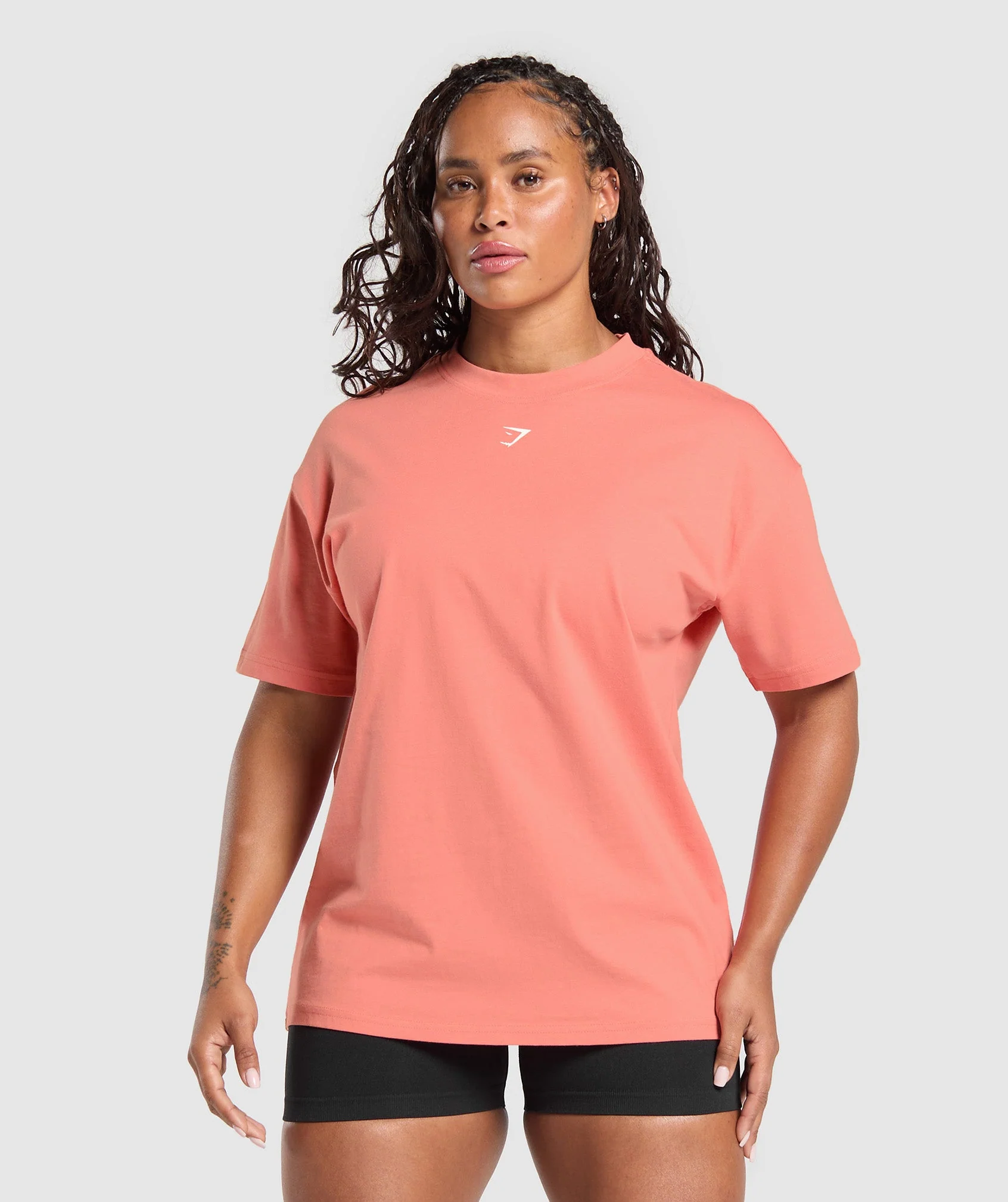 Gymshark Strength Department Graphic T-Shirt - Muted Coral - Image 2