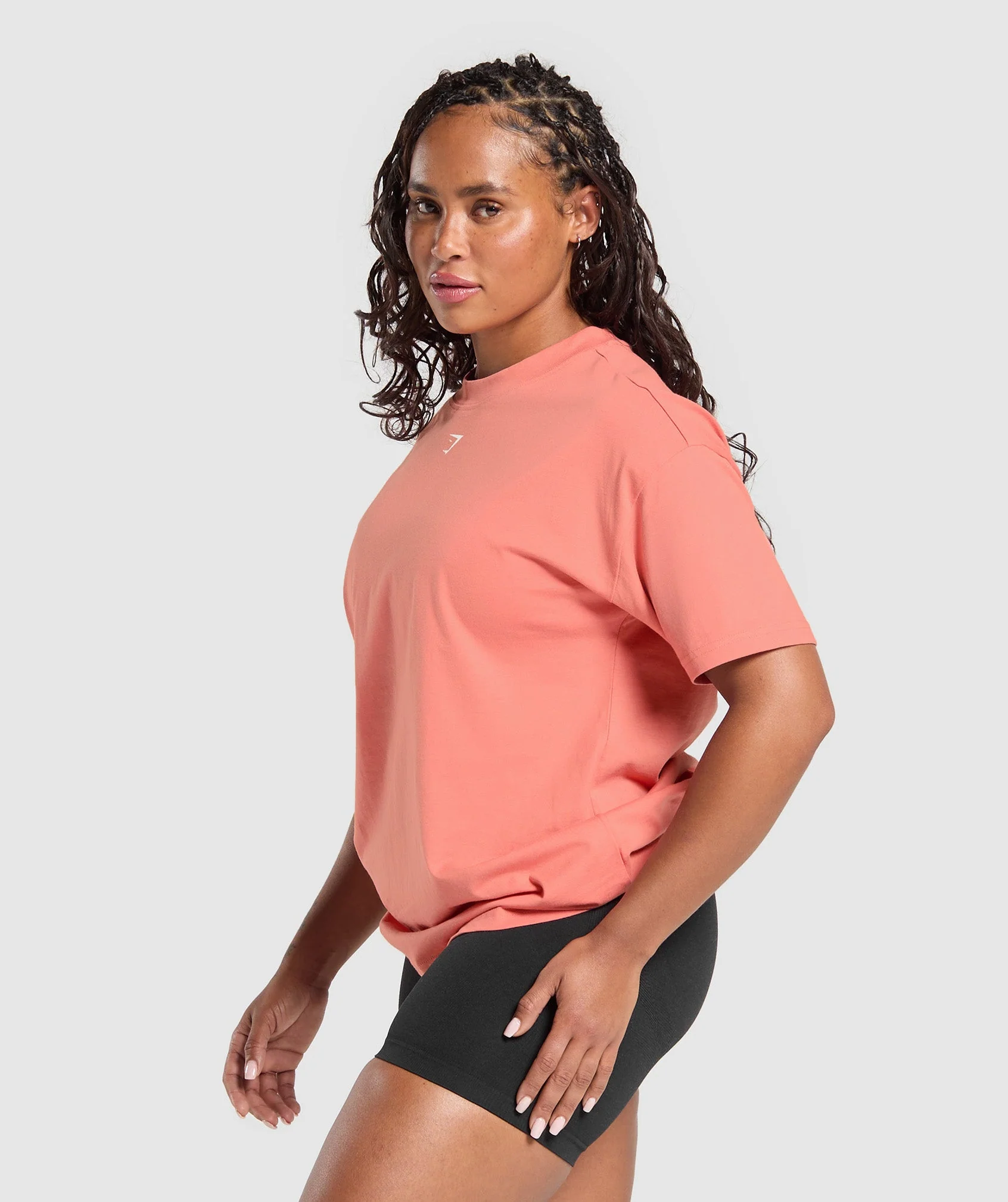 Gymshark Strength Department Graphic T-Shirt - Muted Coral - Image 3
