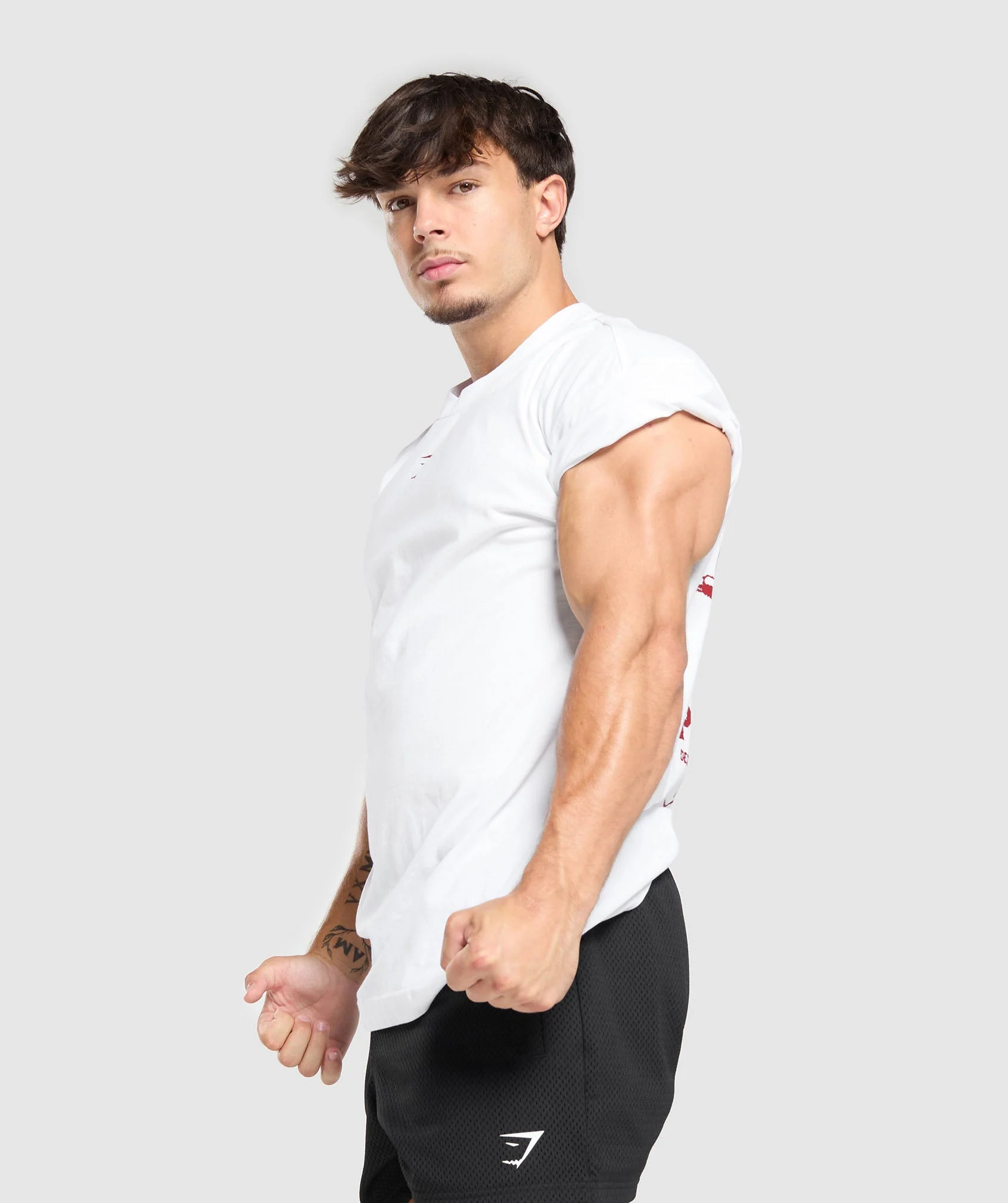 Gymshark Strength Department Graphic T-Shirt - White - Image 4