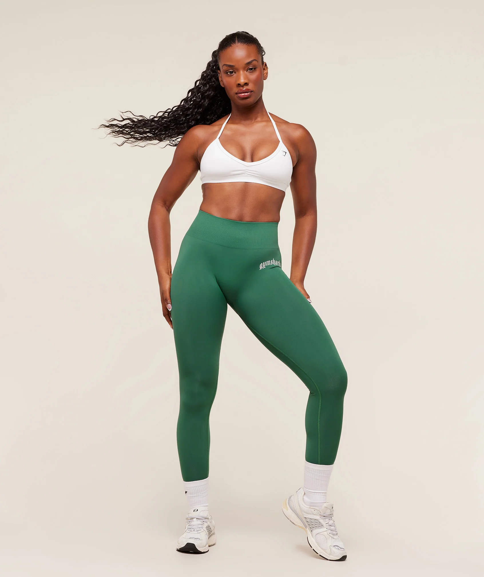 Gymshark Strength Department Leggings - Lift Green - Image 6