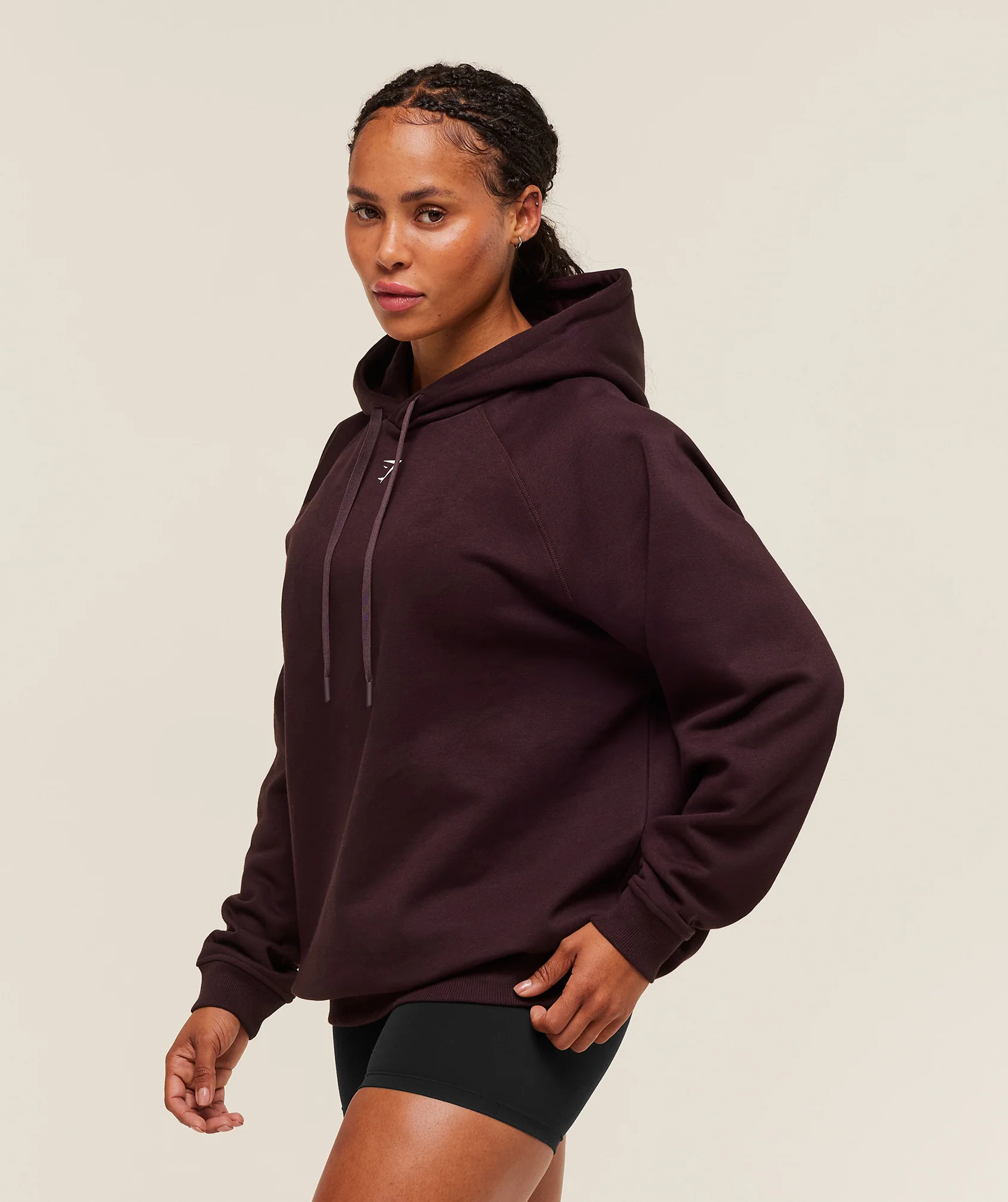 Gymshark Strength Department Oversized Hoodie - Cherry Purple - Image 3