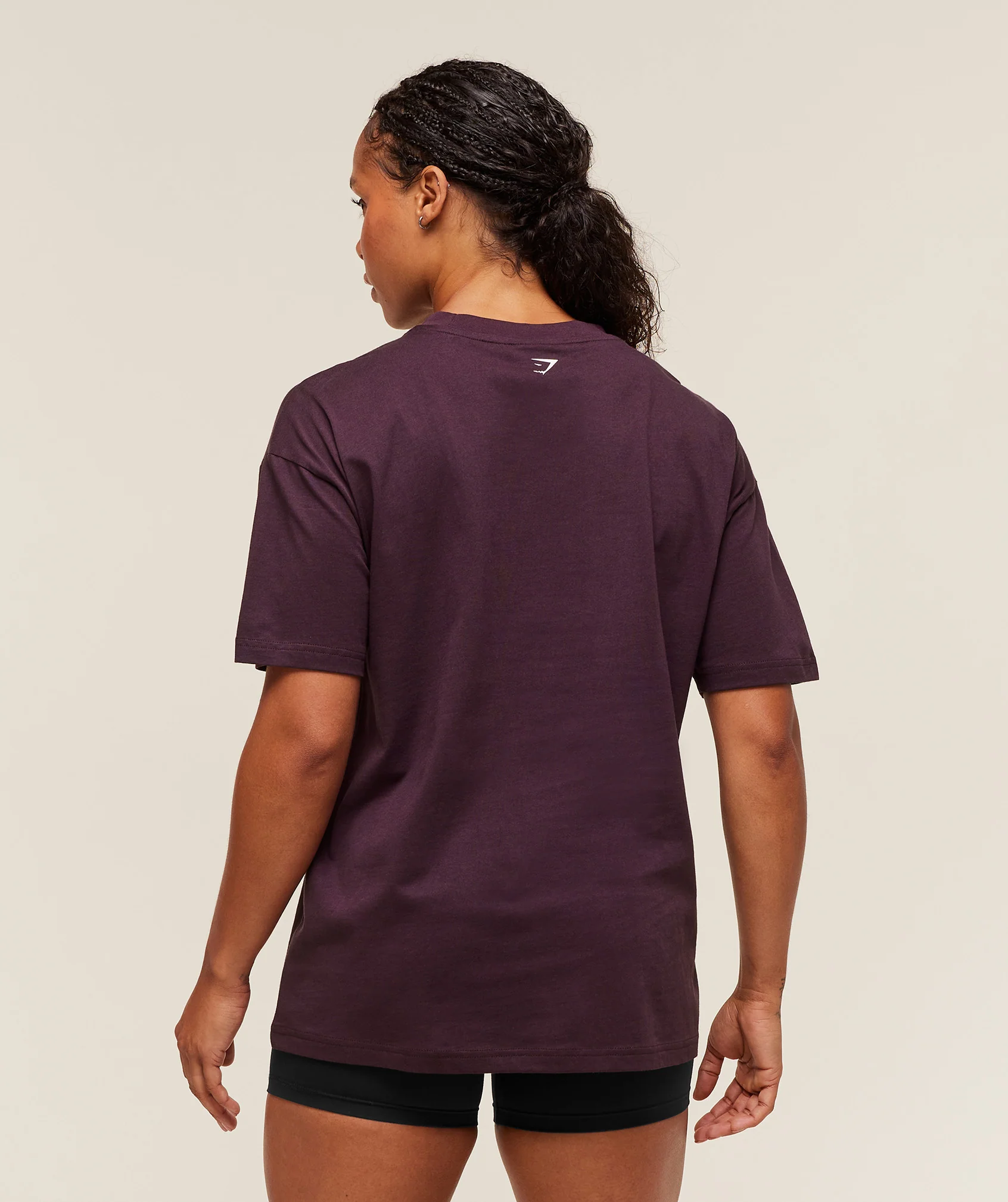 Gymshark Strength Department Oversized T-Shirt - Cherry Purple - Image 2