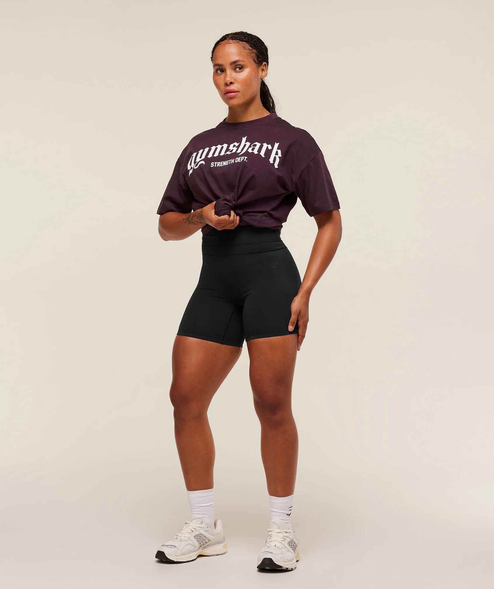 Gymshark Strength Department Oversized T-Shirt - Cherry Purple - Image 6