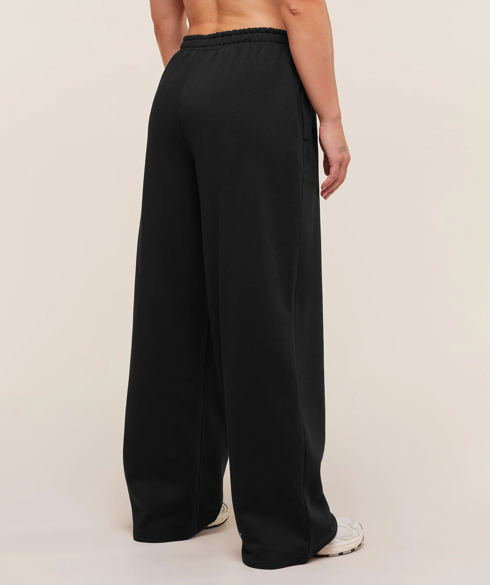 Gymshark Strength Department Wide Leg Joggers - Black - Image 3
