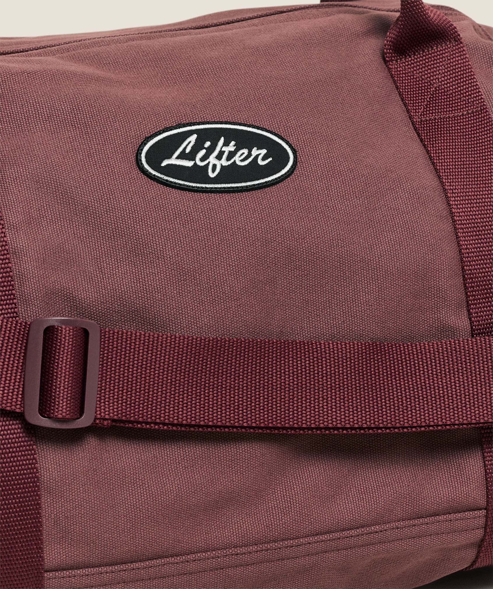 Gymshark Strength Dept Canvas Duffle Bag - Burgundy Brown - Image 4