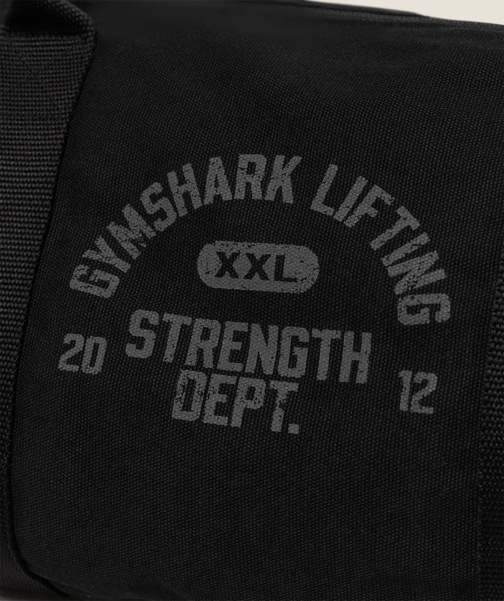 Gymshark Strength Dept Mini Canvas Duffle Bag - Black - Image 2