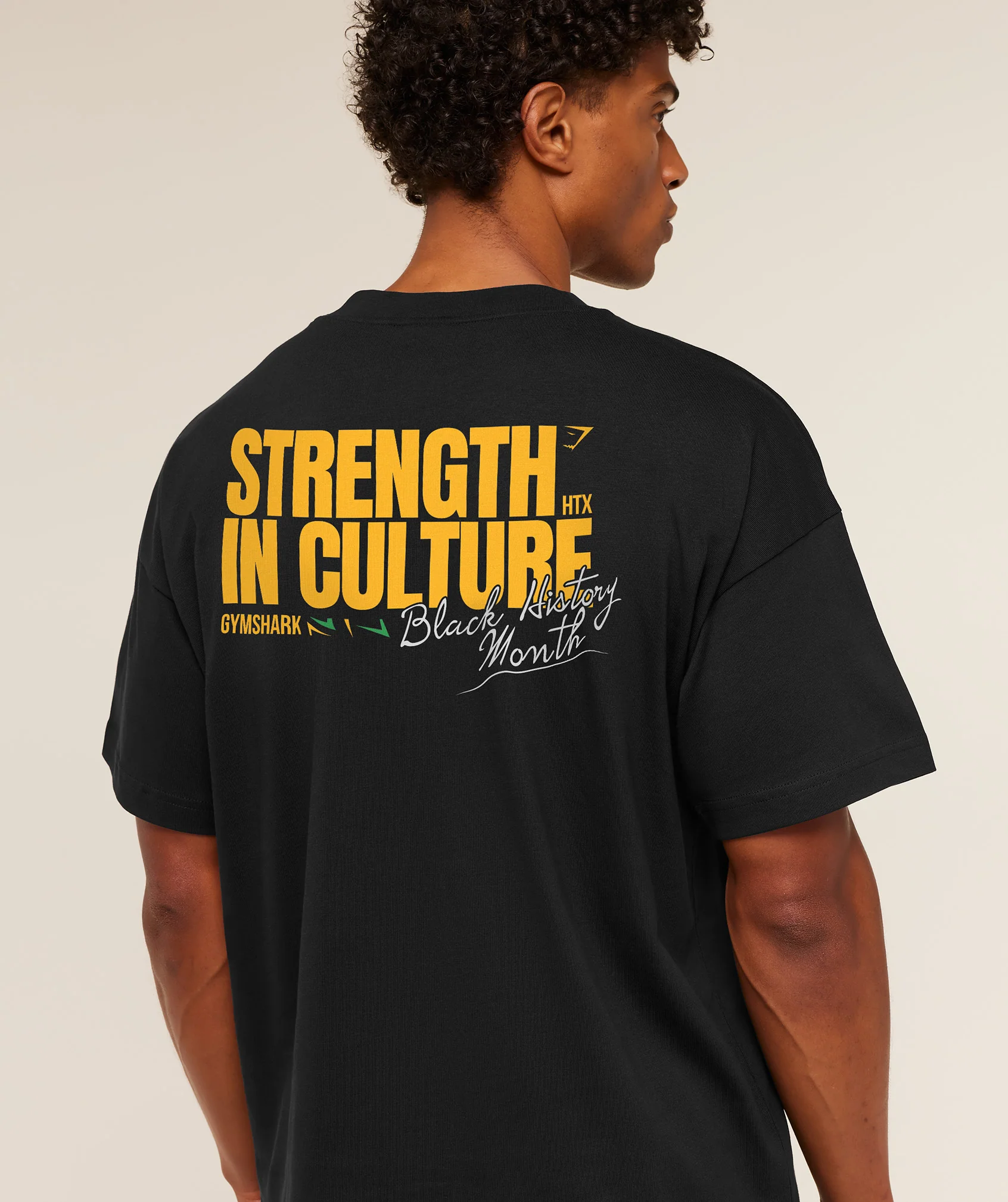 Gymshark Strength in Culture T-Shirt - Black - Image 3