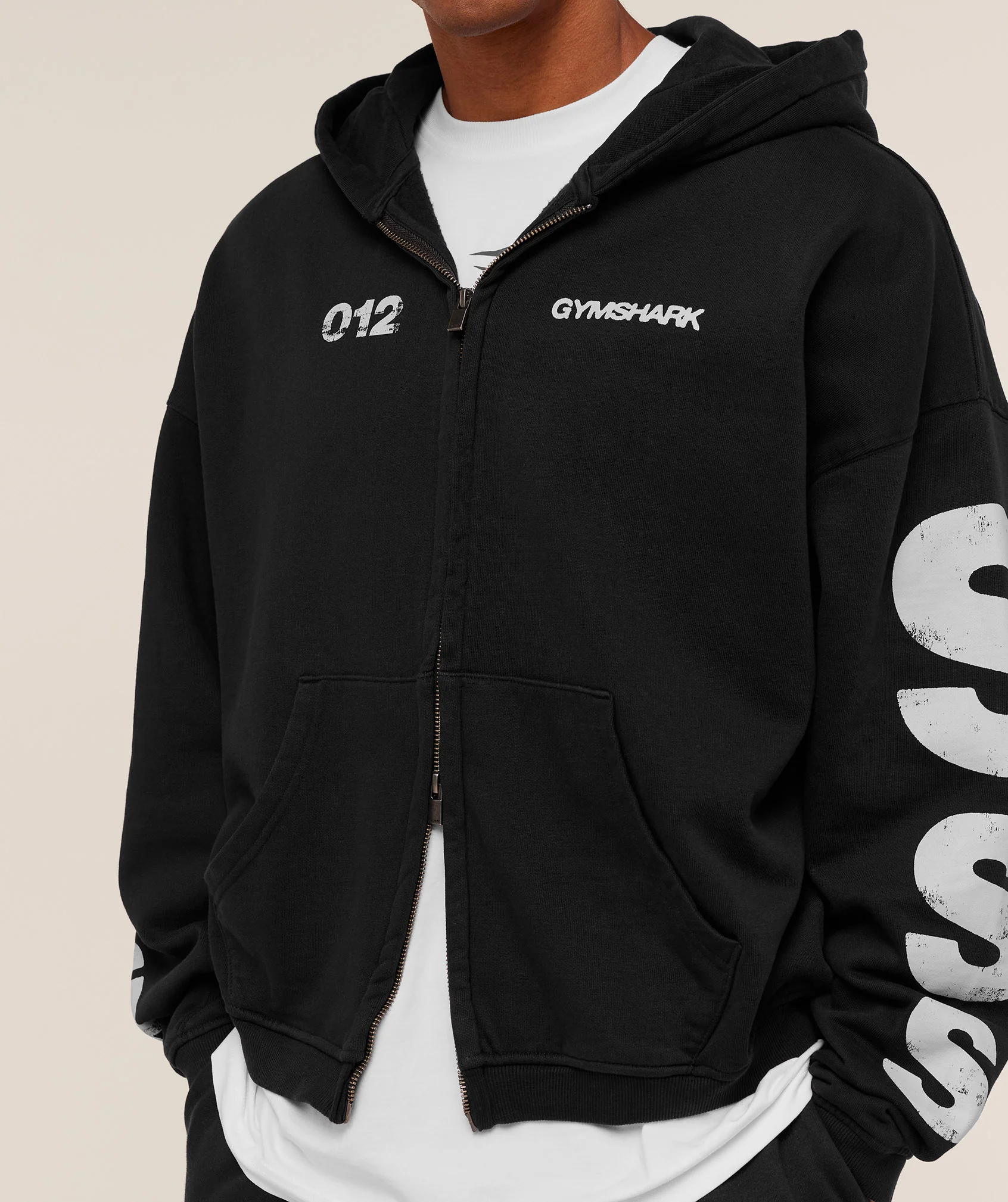 Gymshark Strength Of Tomorrow Zip Up Hoodie - Black - Image 5