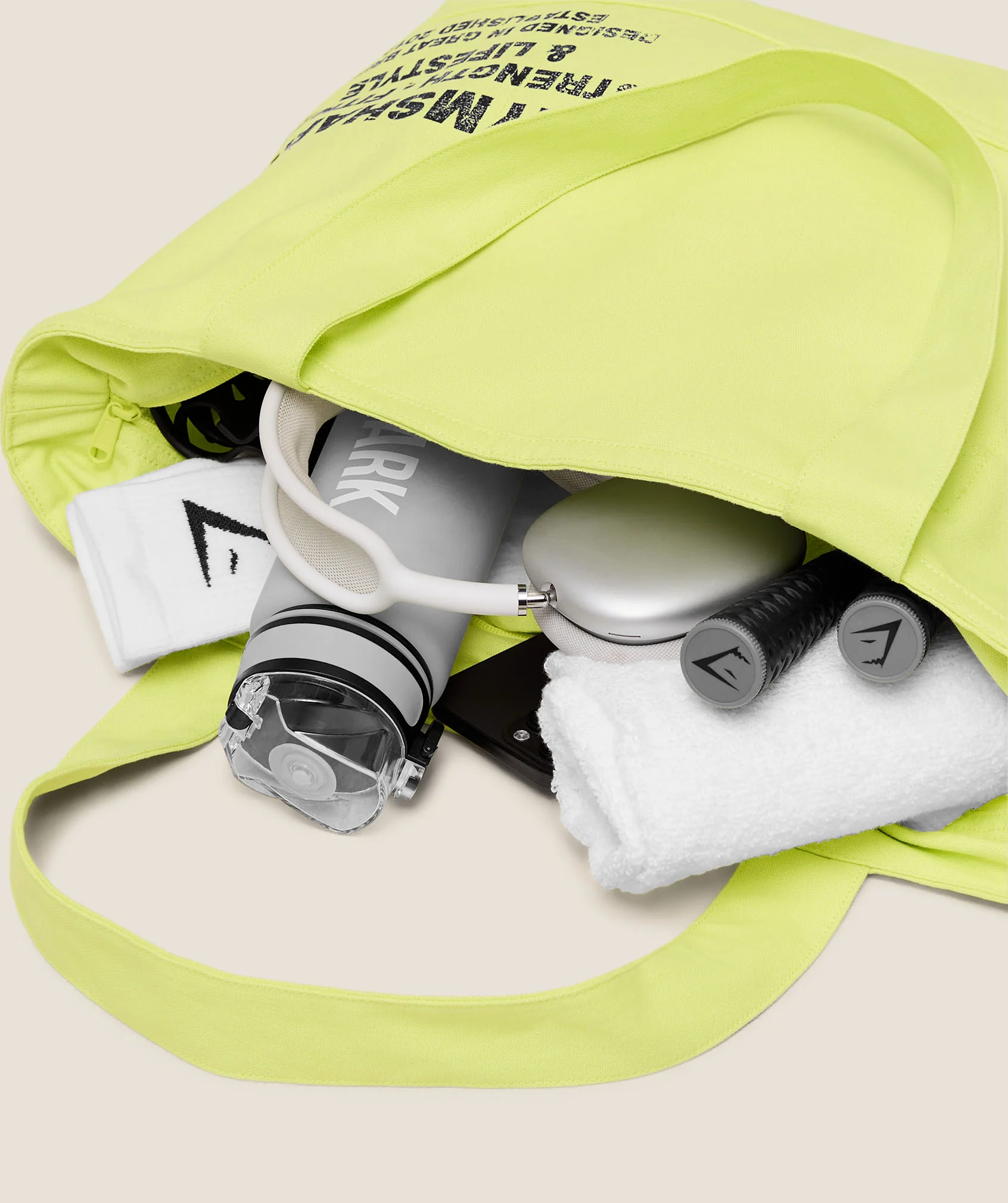 Gymshark Strength Tote -  Sorbet Yellow - Image 2