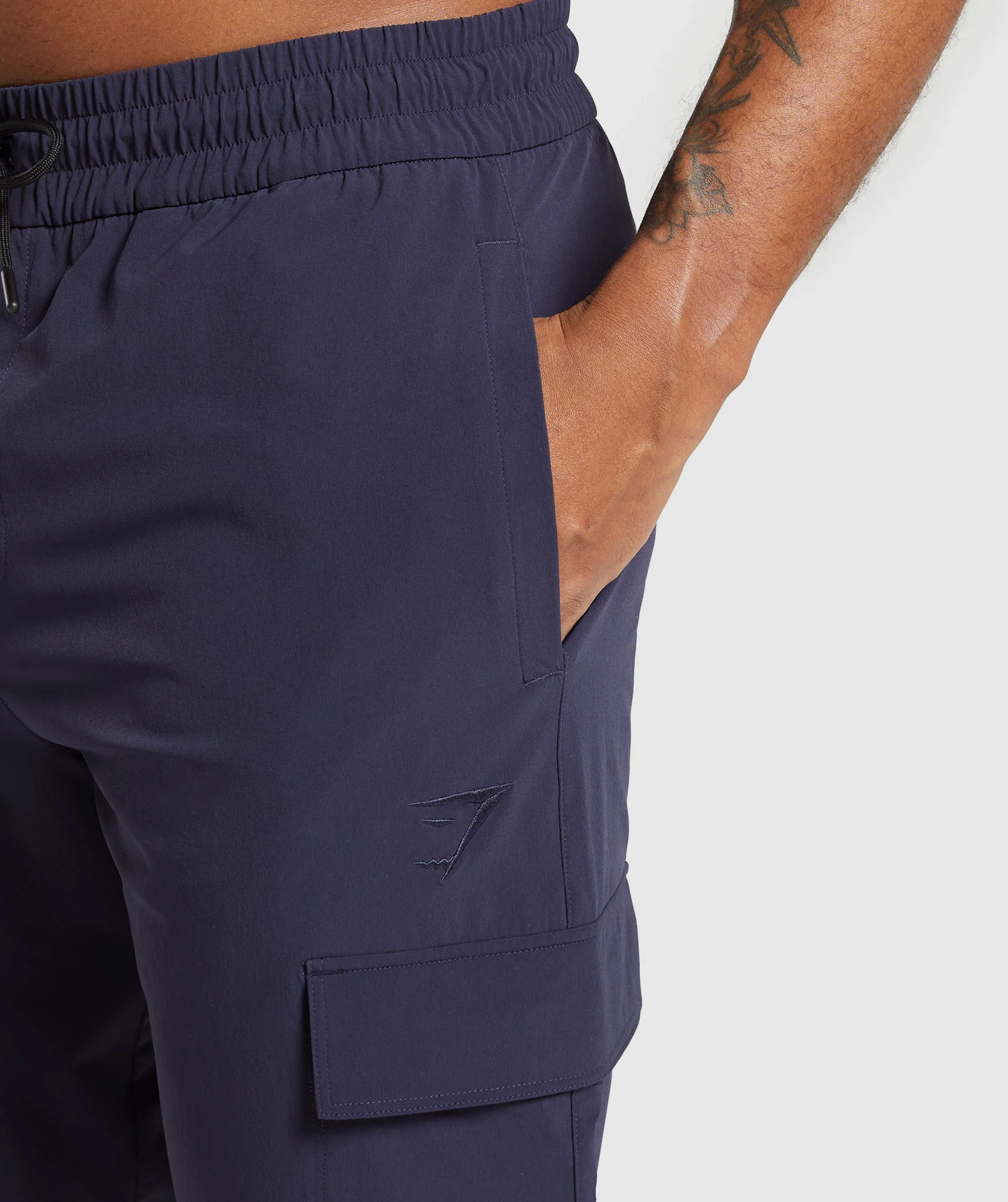 Gymshark Stretch Woven Cargo Pants - Heavy Blue - Image 5