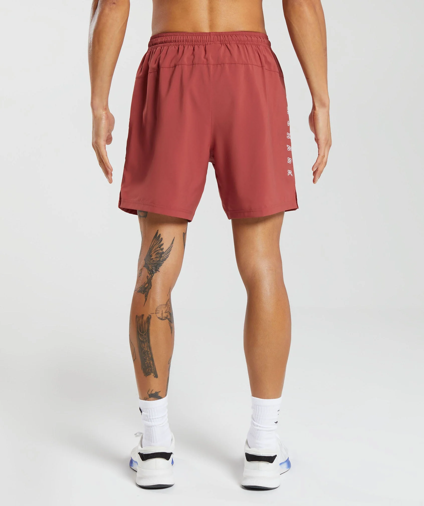Gymshark Strike Shorts - Rust Red - Image 3