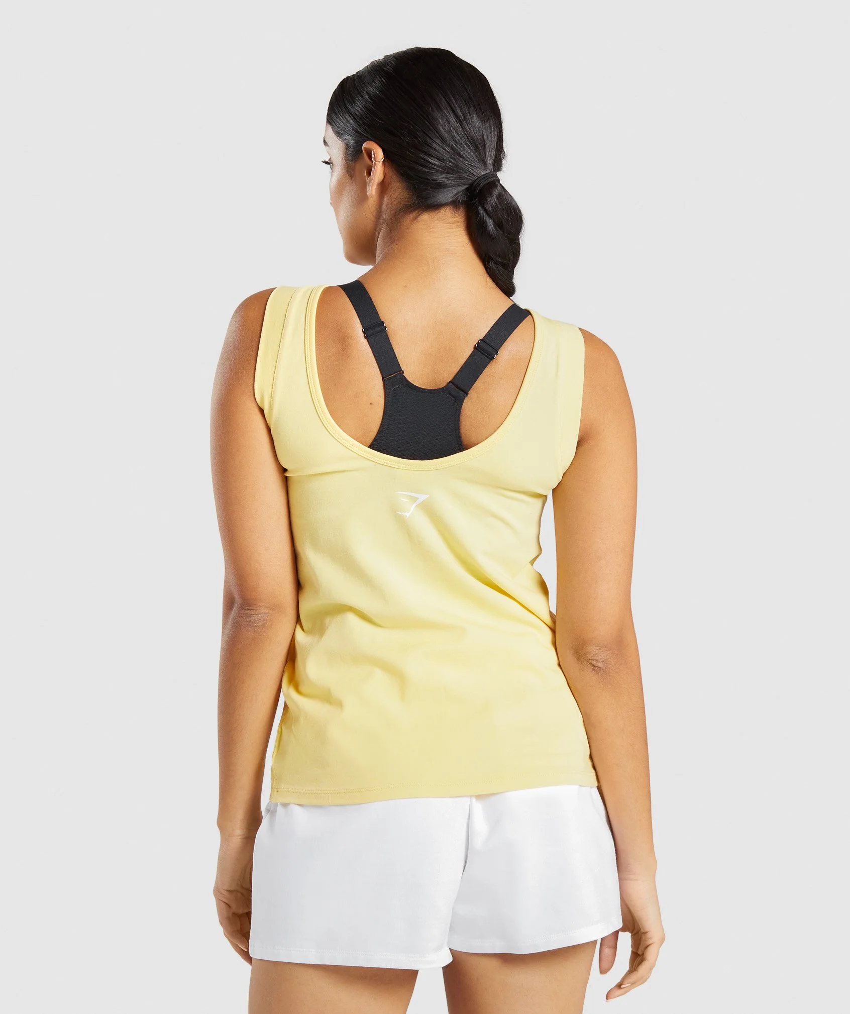 Gymshark Strobe Graphic Tank - Light Yellow - Image 2