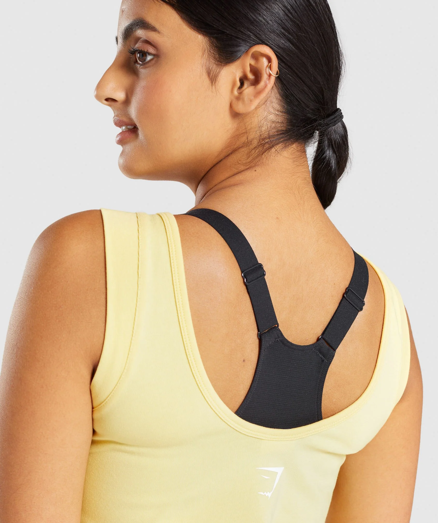Gymshark Strobe Graphic Tank - Light Yellow - Image 6