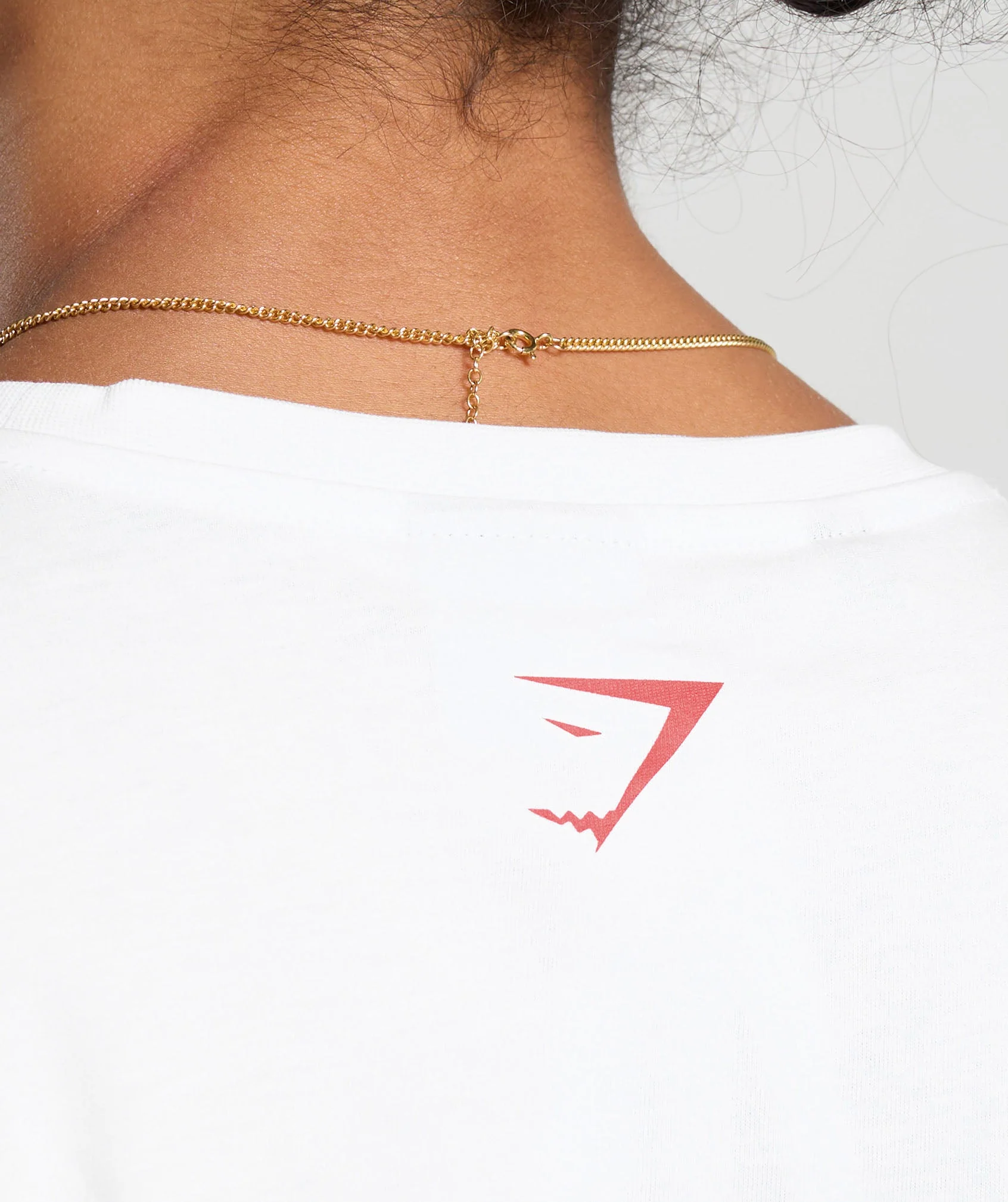 Gymshark Strong Women Crop Top - White - Image 6