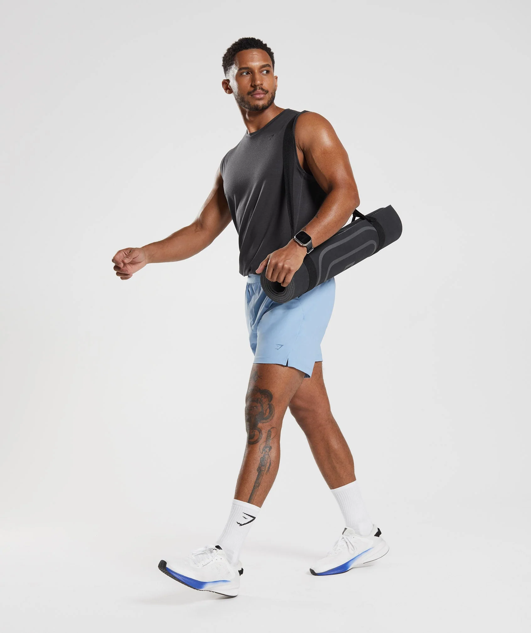 Gymshark Hybrid 6" Shorts - Ozone Blue - Image 4