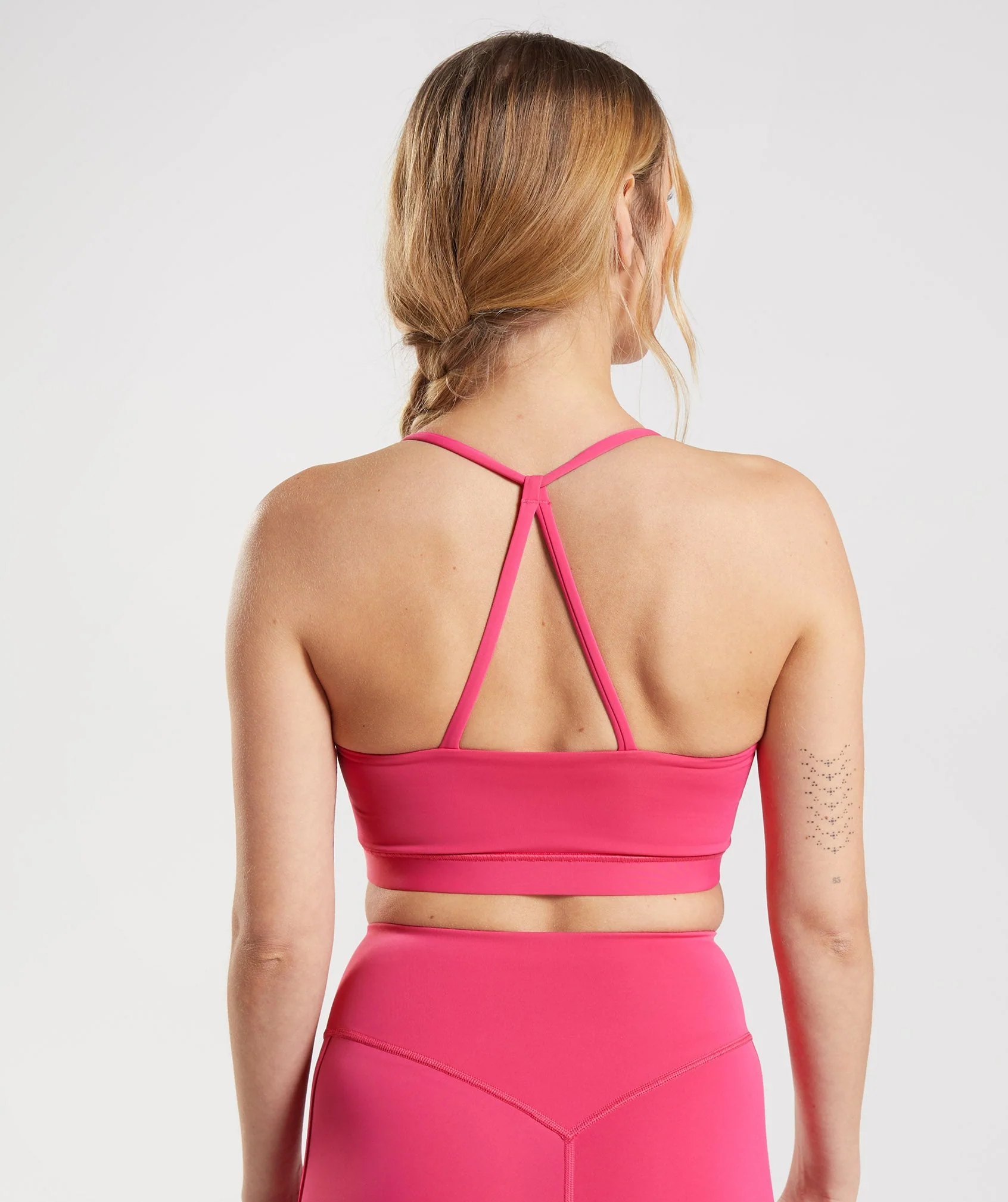 Gymshark Studio Sports Bra - Hibiscus Pink - Image 2