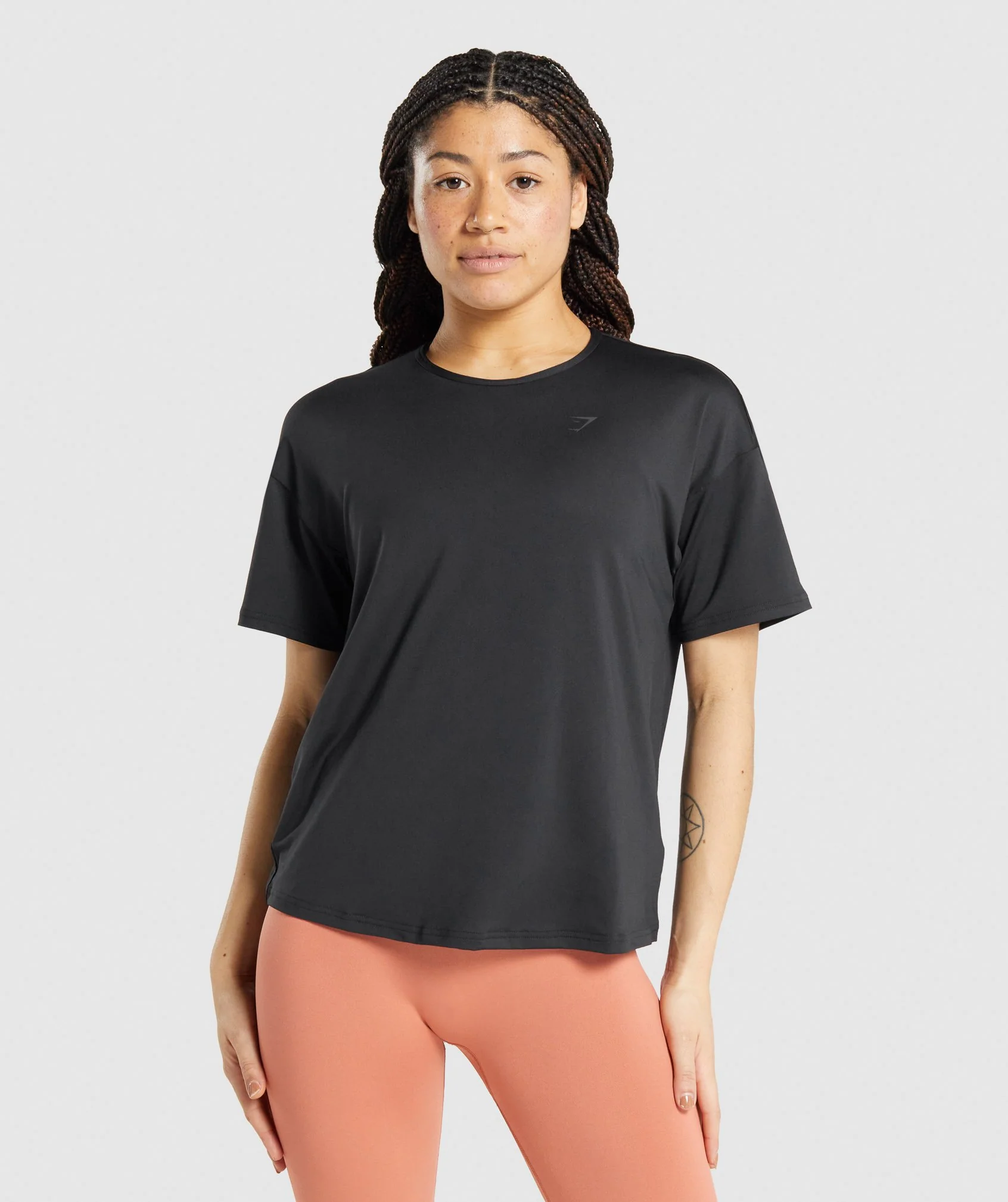 Gymshark Studio T-Shirt - Black - Image 2