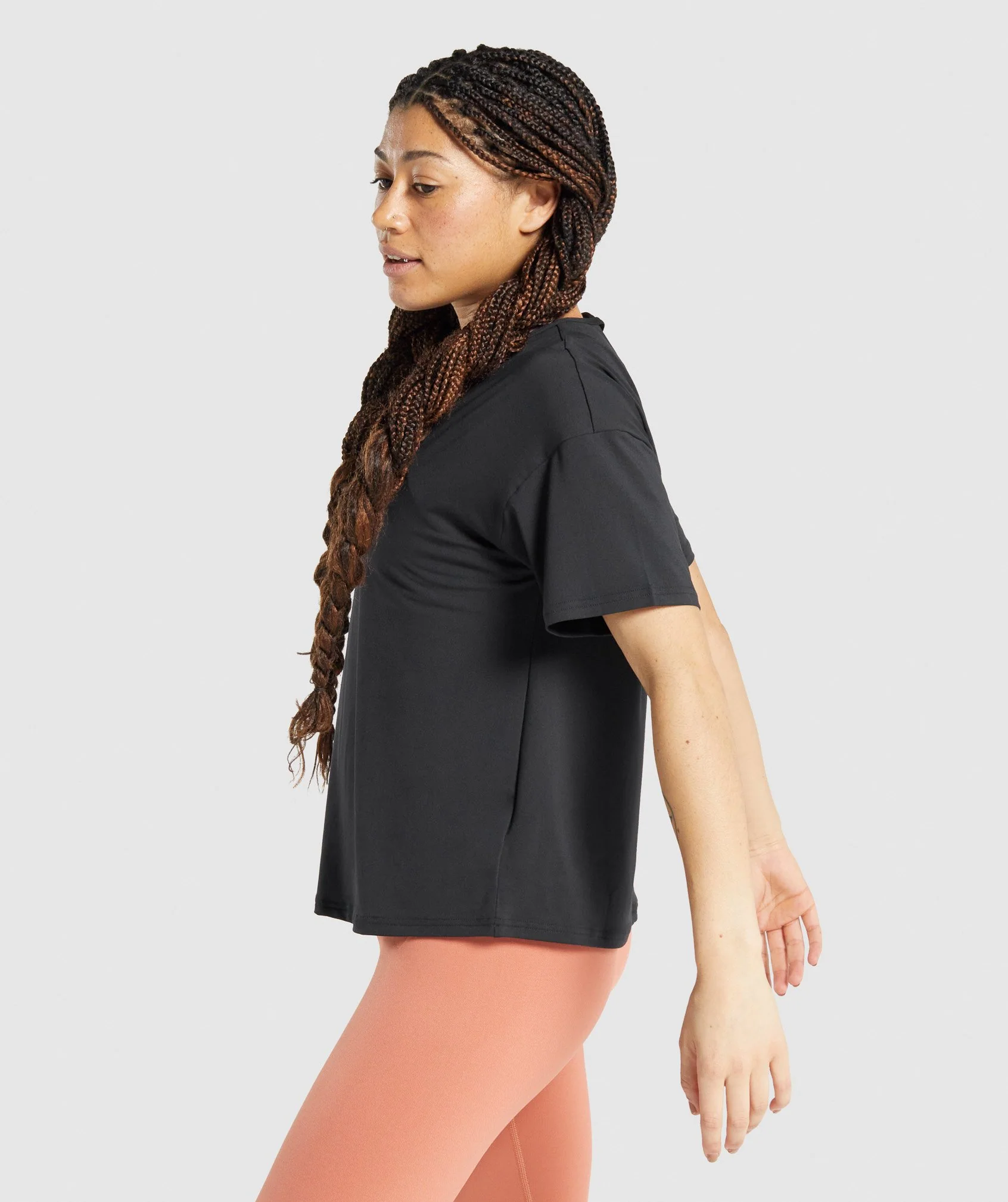Gymshark Studio T-Shirt - Black - Image 3
