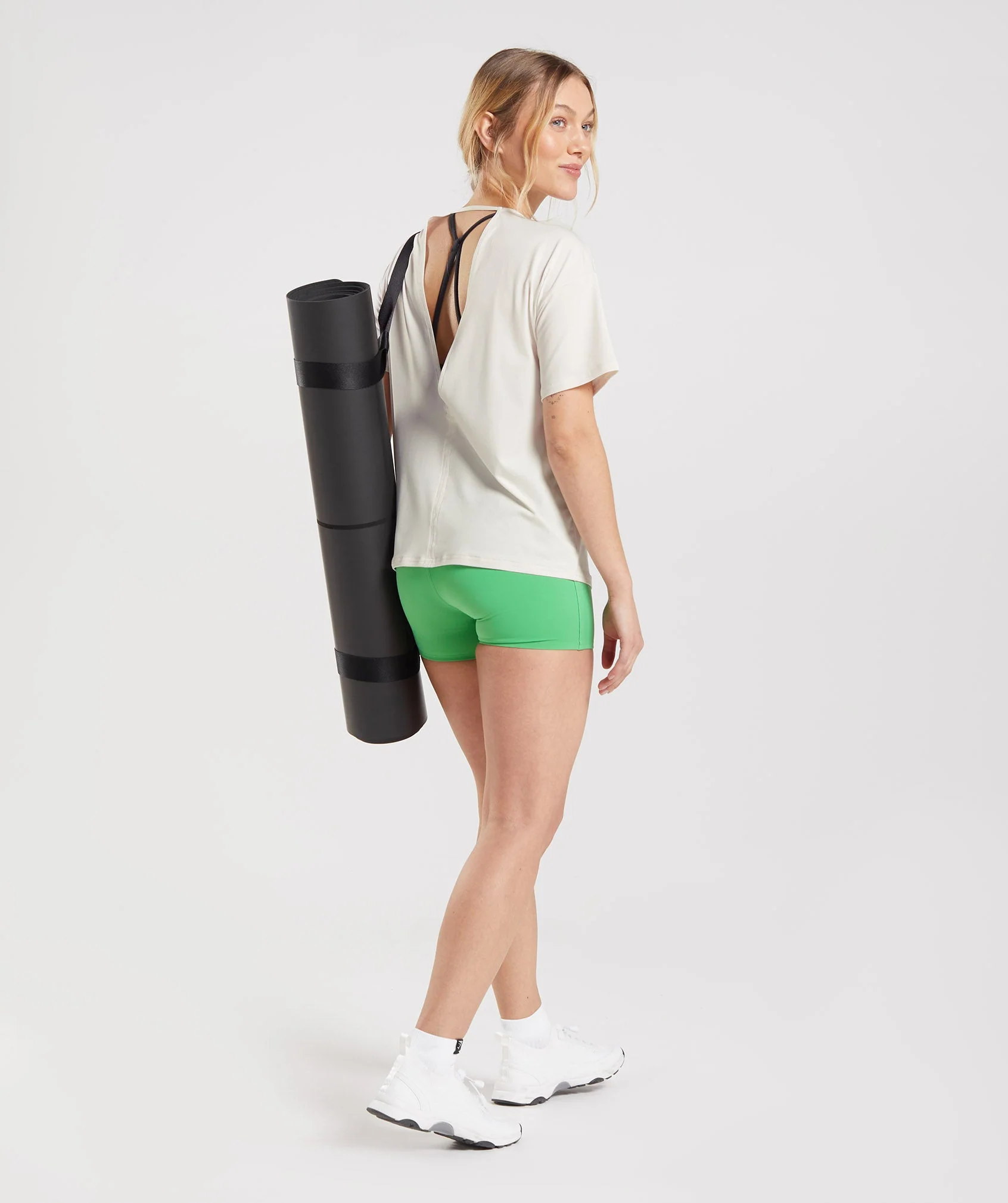 Gymshark Studio T-Shirt - Coconut White - Image 4