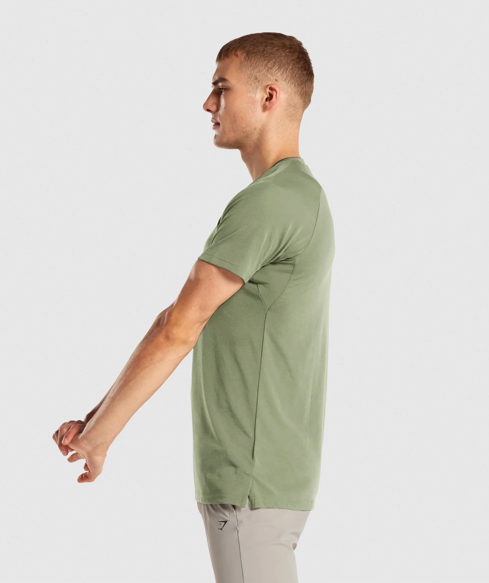 Gymshark Studio T-Shirt - Green - Image 3