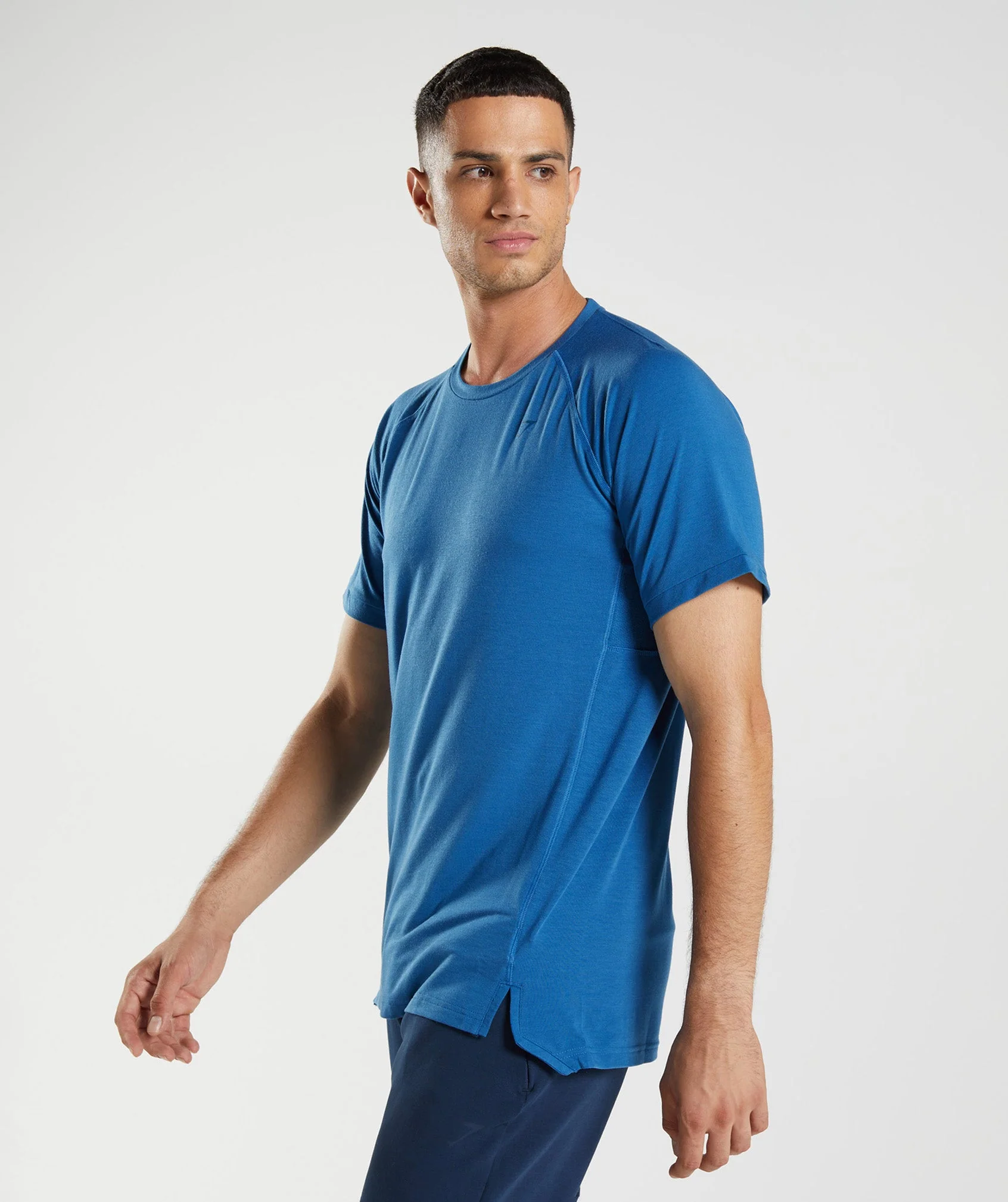 Gymshark Studio Breath T-Shirt - Lakeside Blue - Image 3