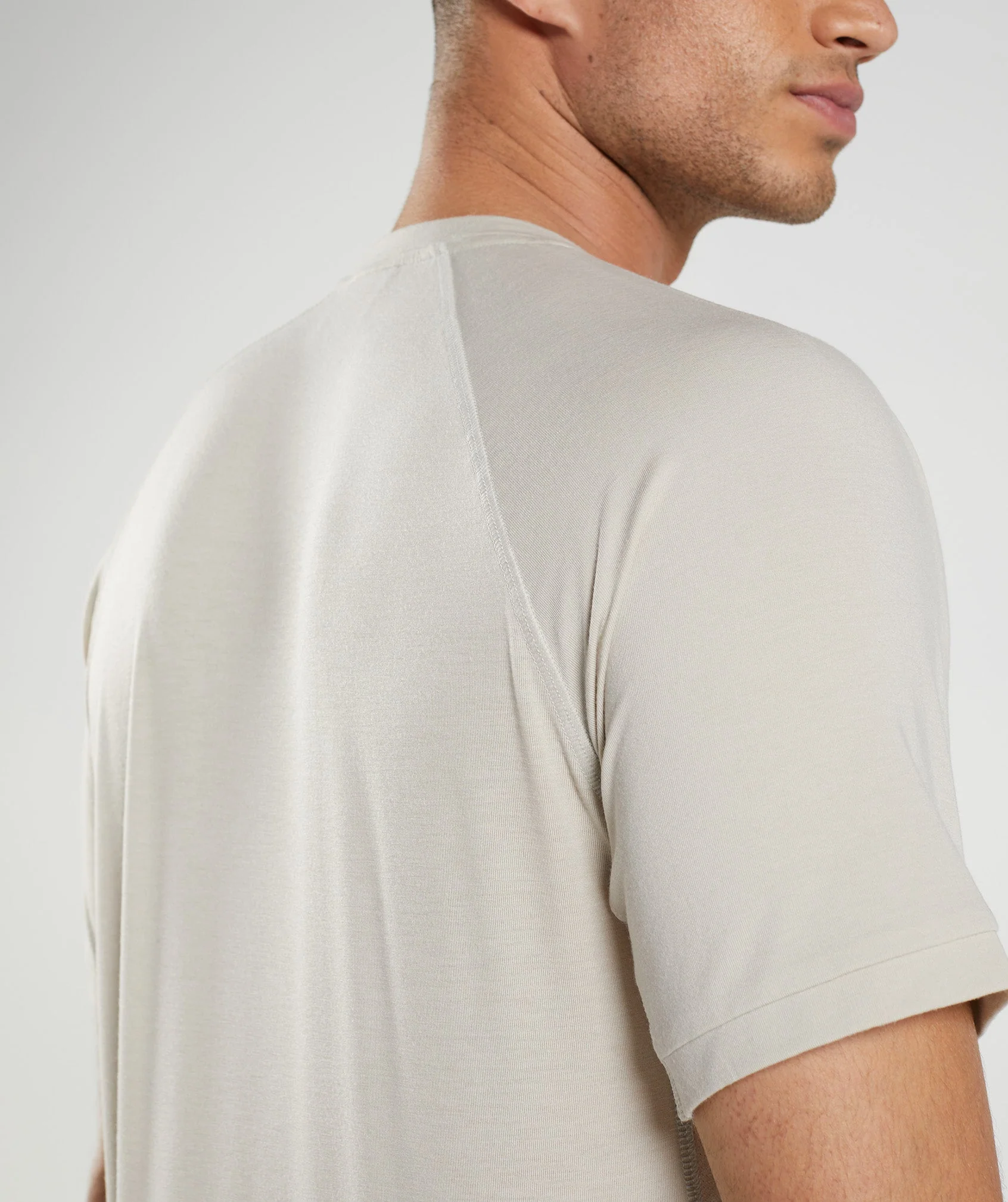 Gymshark Studio Breath T-Shirt - Pebble Grey - Image 5