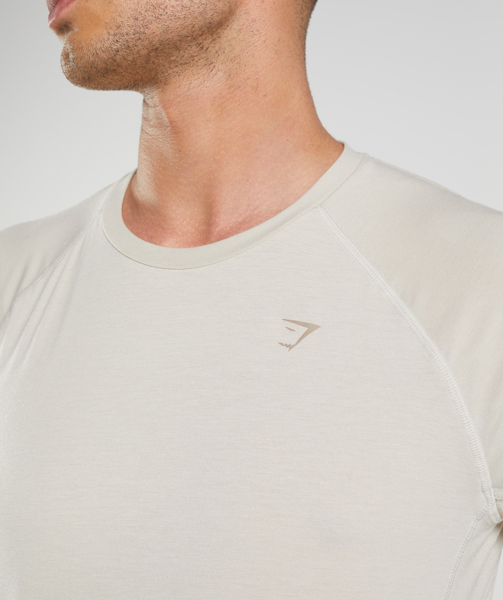 Gymshark Studio Breath T-Shirt - Pebble Grey - Image 6
